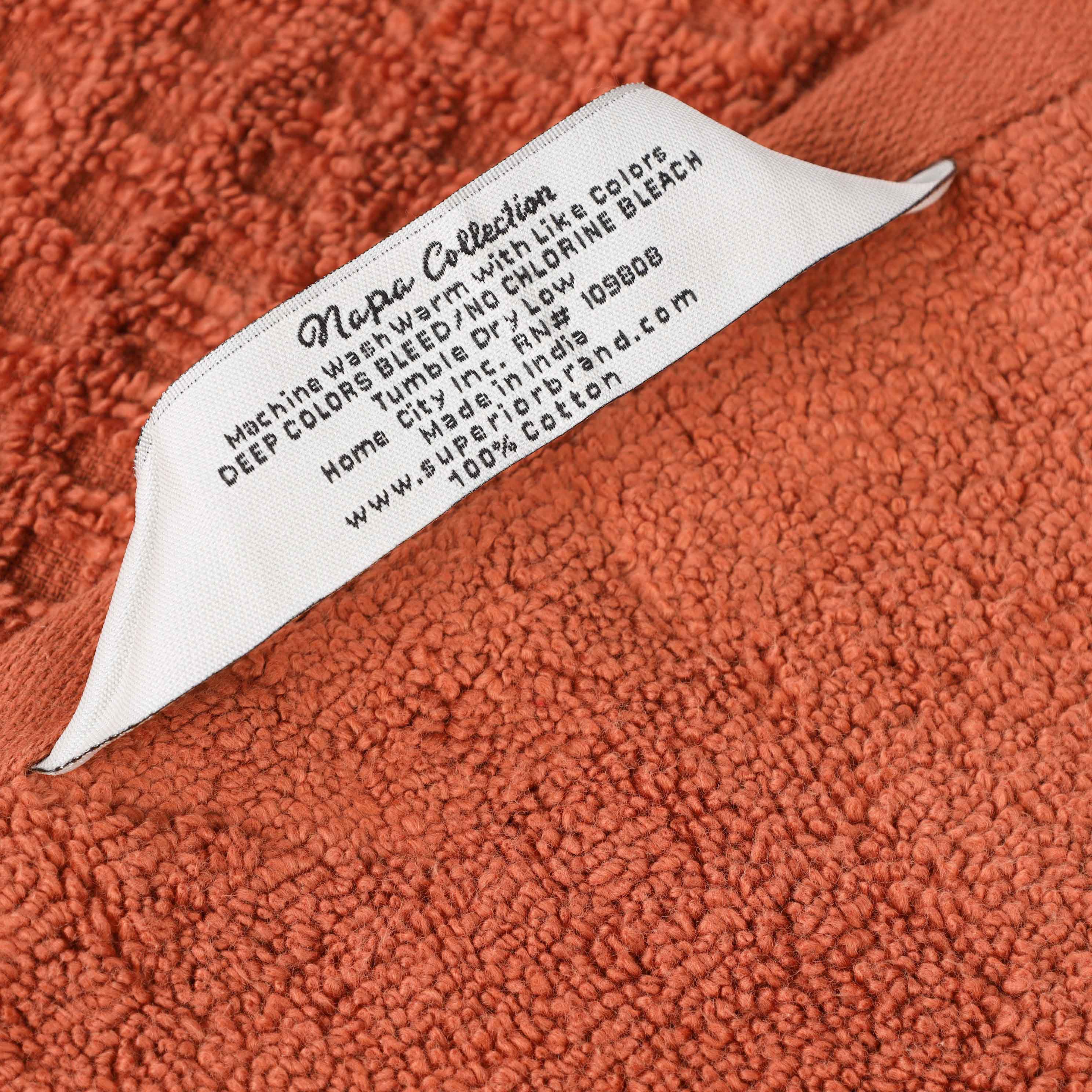 Zero Twist Cotton Waffle Honeycomb Soft Absorbent Hand Towel Set of 6 - Omnigoodsstore