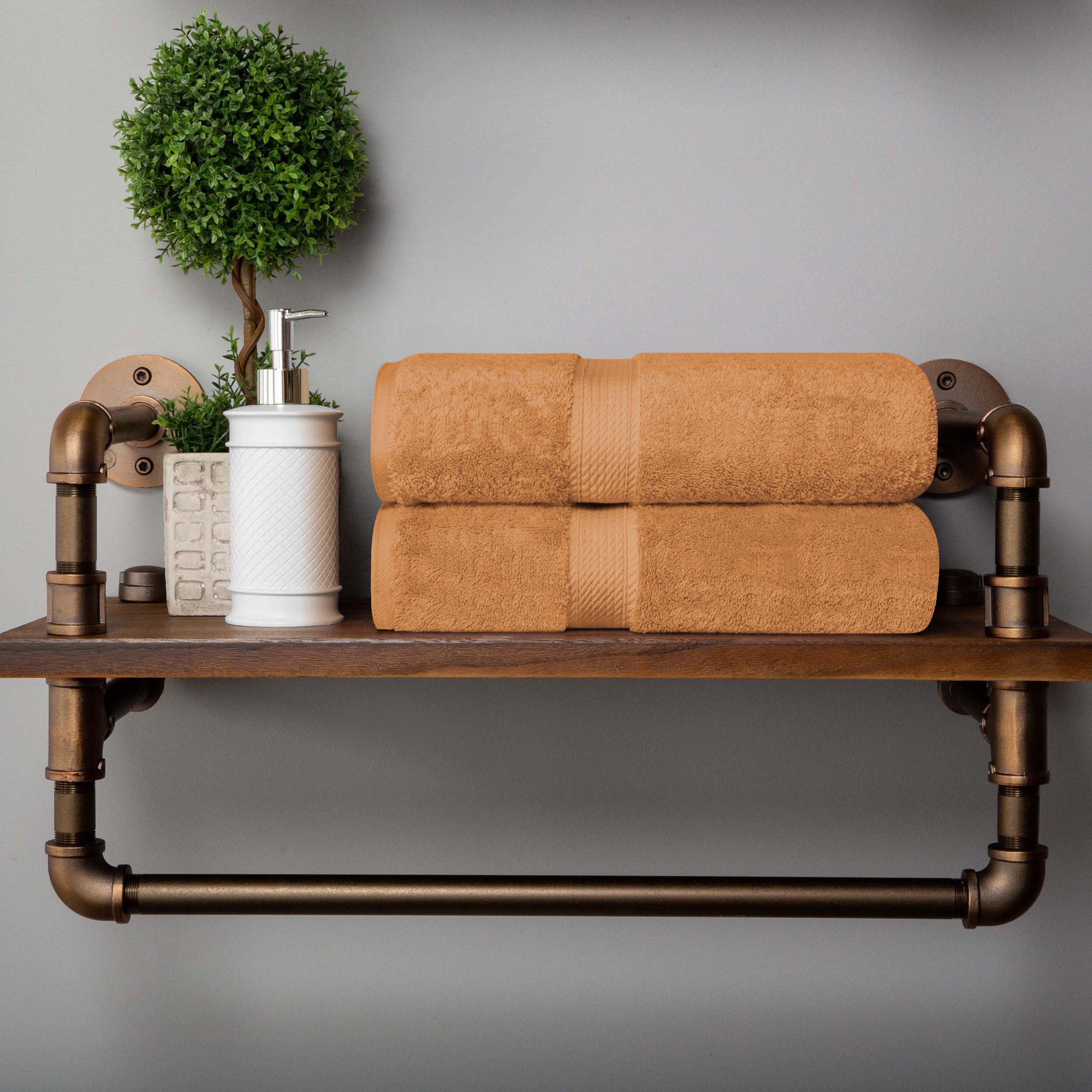 Madison Egyptian Cotton Pile 2 Piece Bath Towel Set - Omnigoodsstore