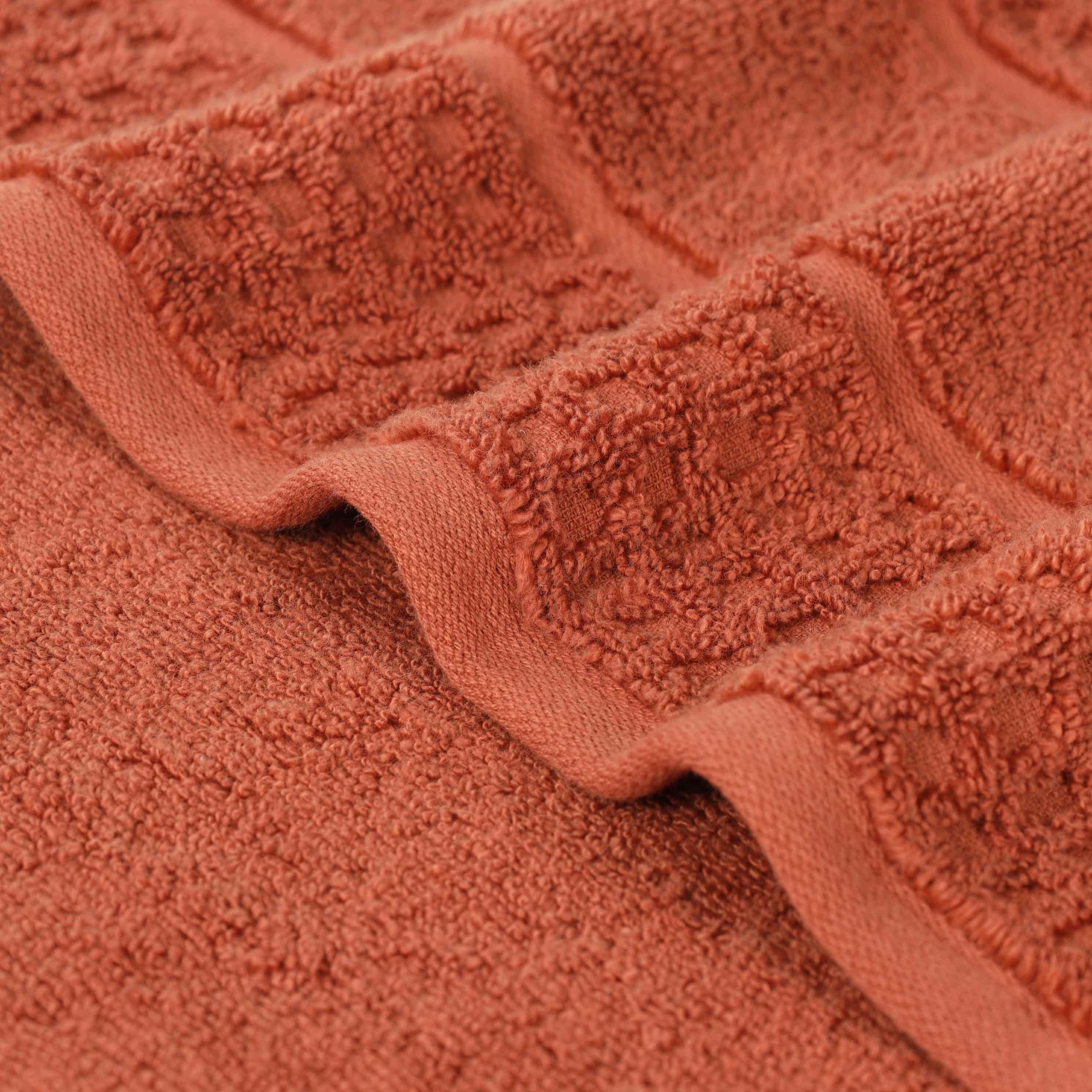 Zero Twist Cotton Waffle Honeycomb Soft Absorbent Hand Towel Set of 6 - Omnigoodsstore