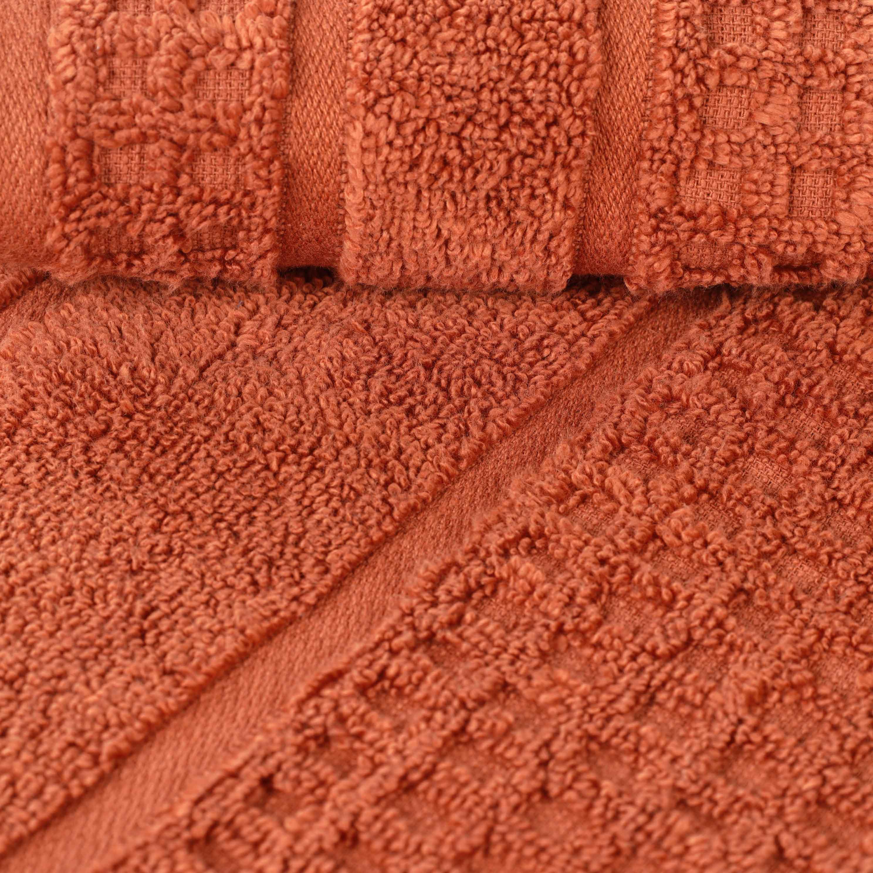 Zero Twist Cotton Waffle Honeycomb Soft Absorbent Hand Towel Set of 6 - Omnigoodsstore