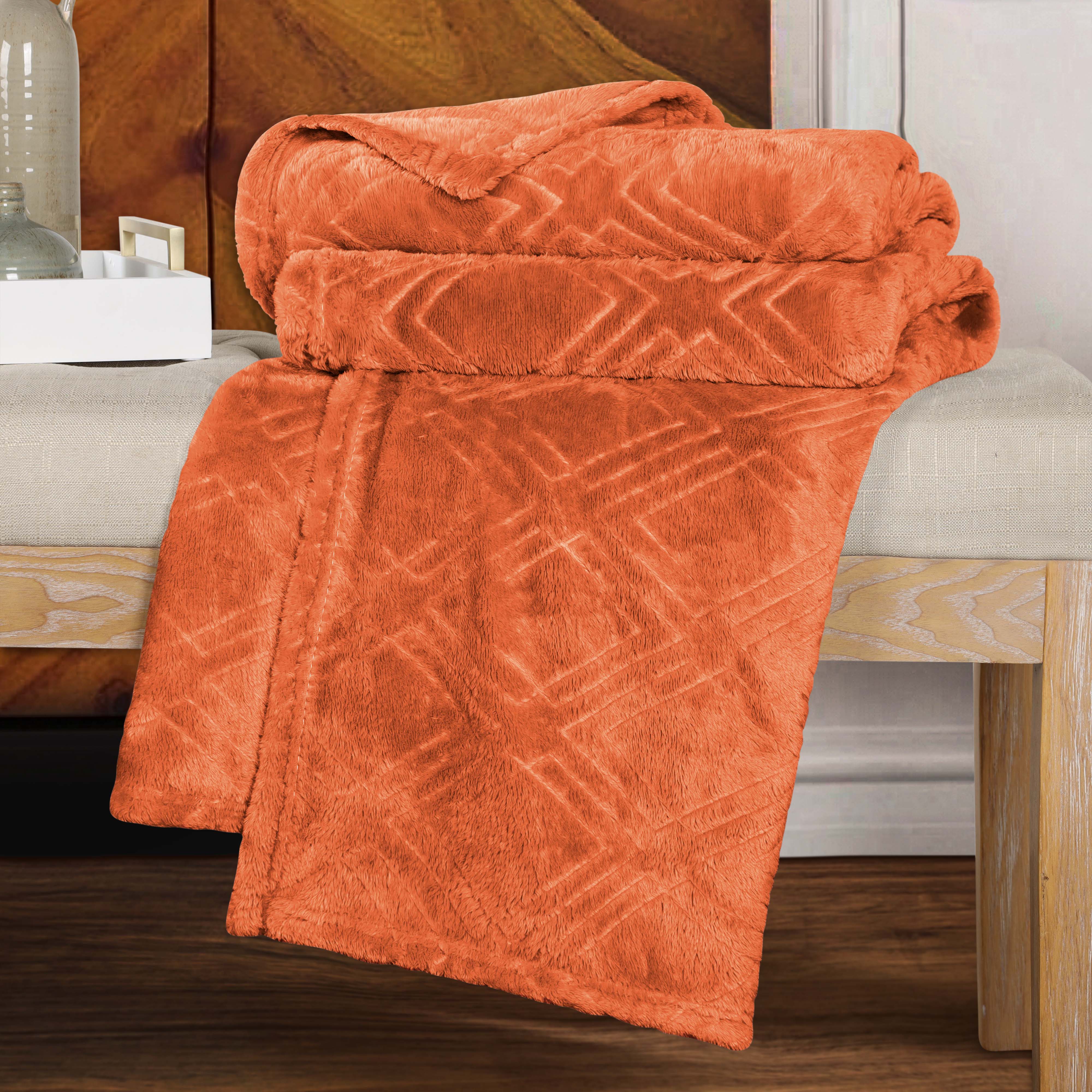 Alaska Diamond Plush Fleece Ultra-Soft Blanket - Omnigoodsstore