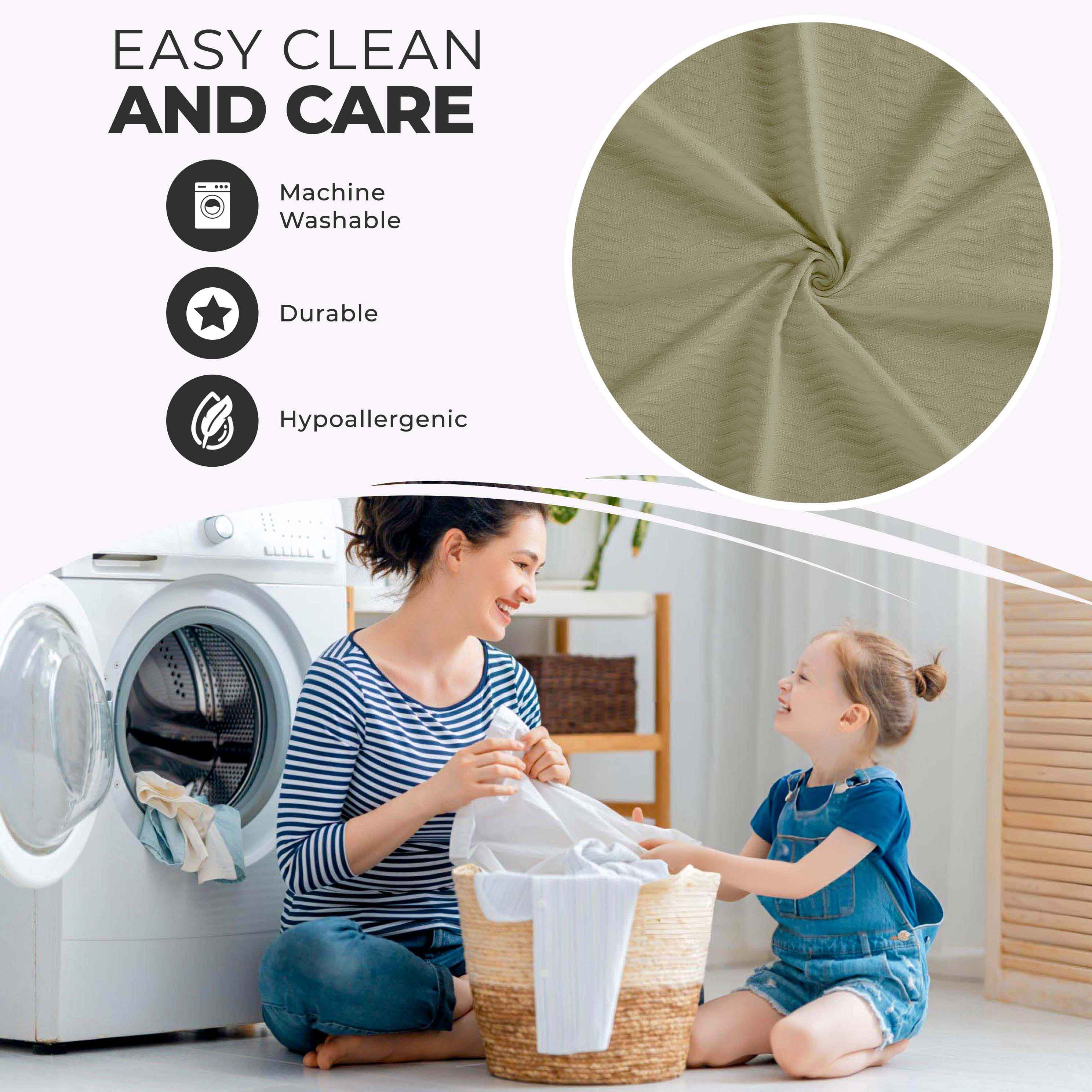 Jena Cotton Textured Chevron Lightweight Woven Blanket - Omnigoodsstore