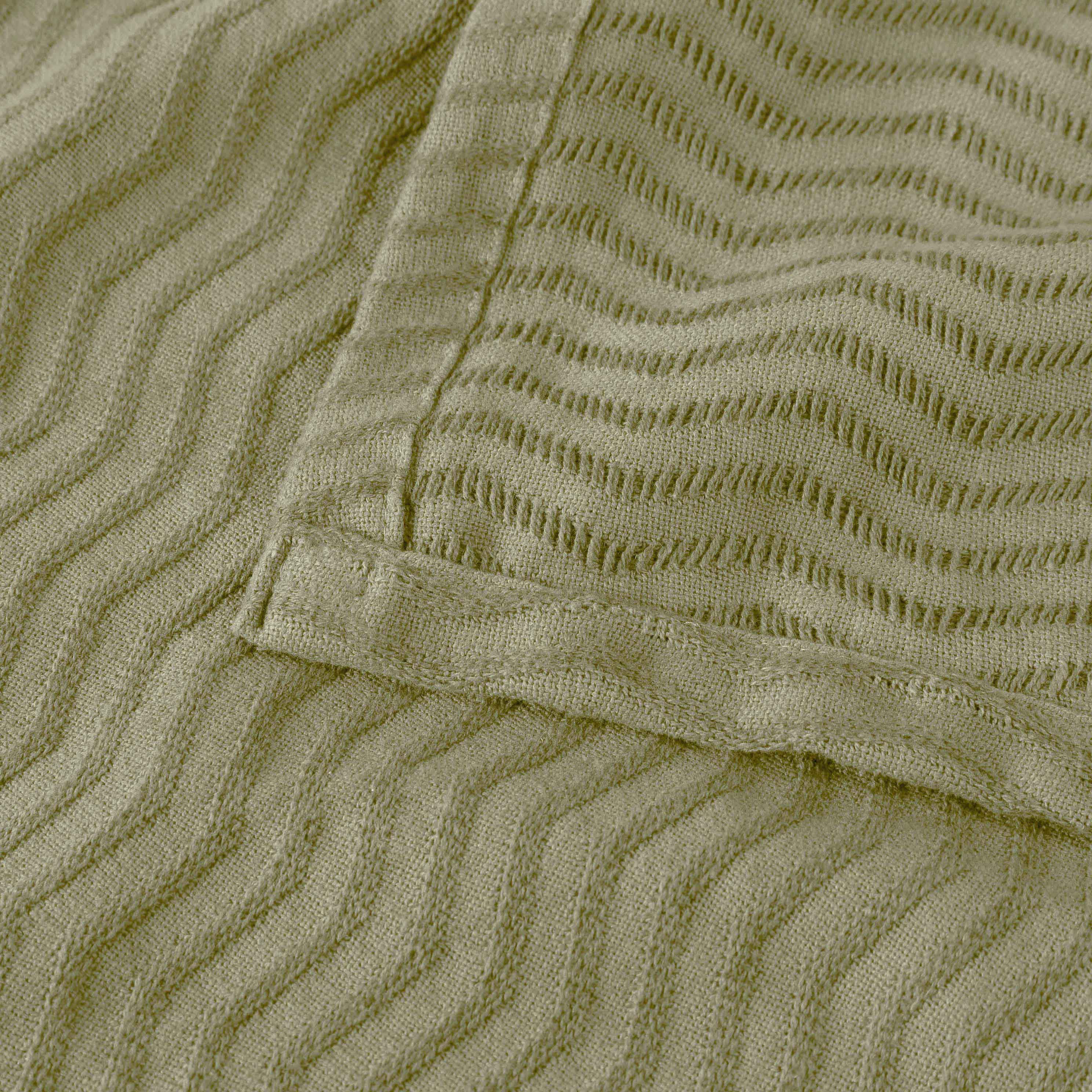 Jena Cotton Textured Chevron Lightweight Woven Blanket - Omnigoodsstore