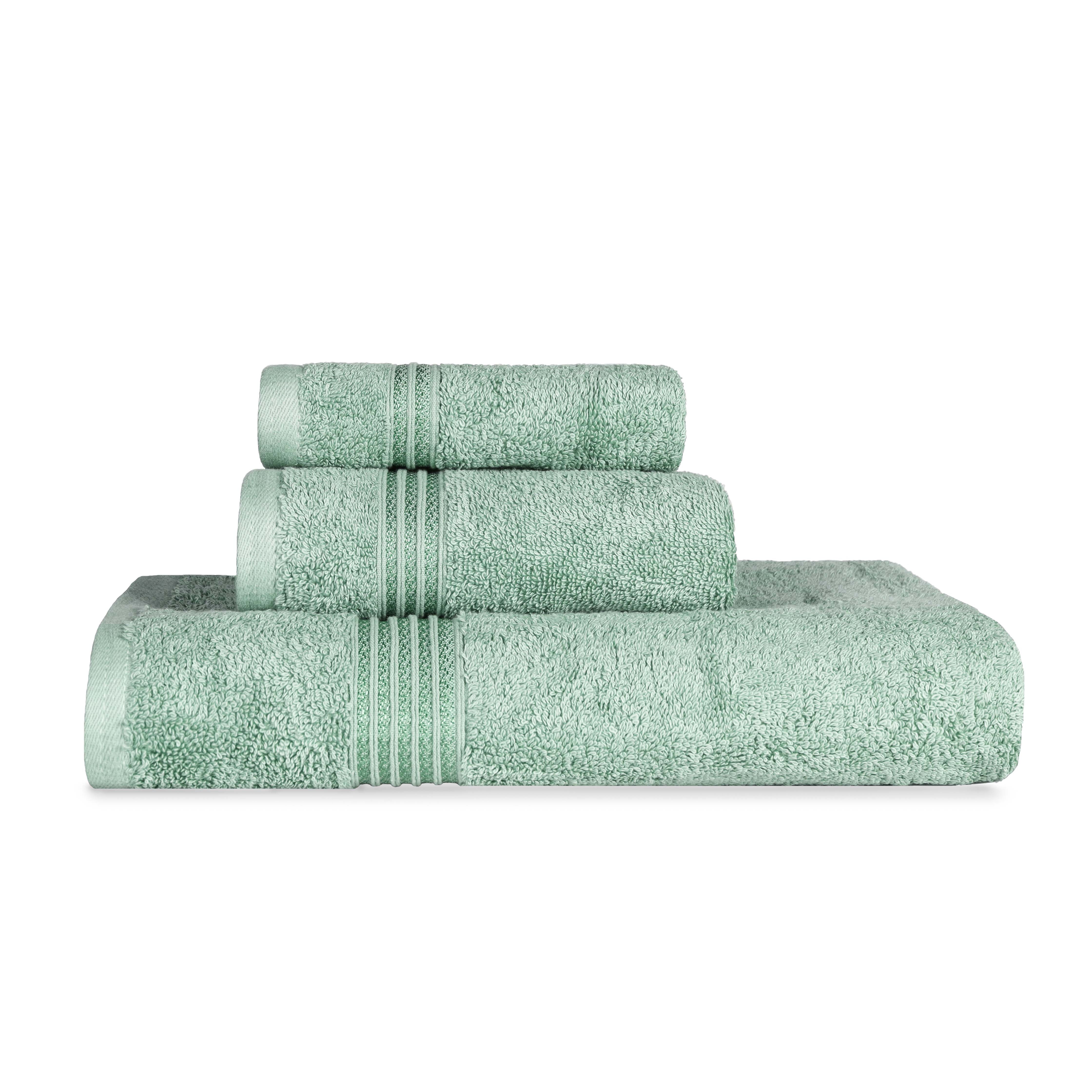Egyptian Cotton Highly Absorbent Solid 3-Piece Ultra Soft Towel Set - Omnigoodsstore