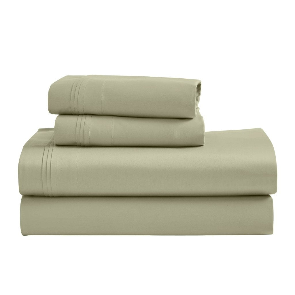 1000 Thread Count Egyptian Cotton Bed Sheet Set Olympic Queen - Omnigoodsstore