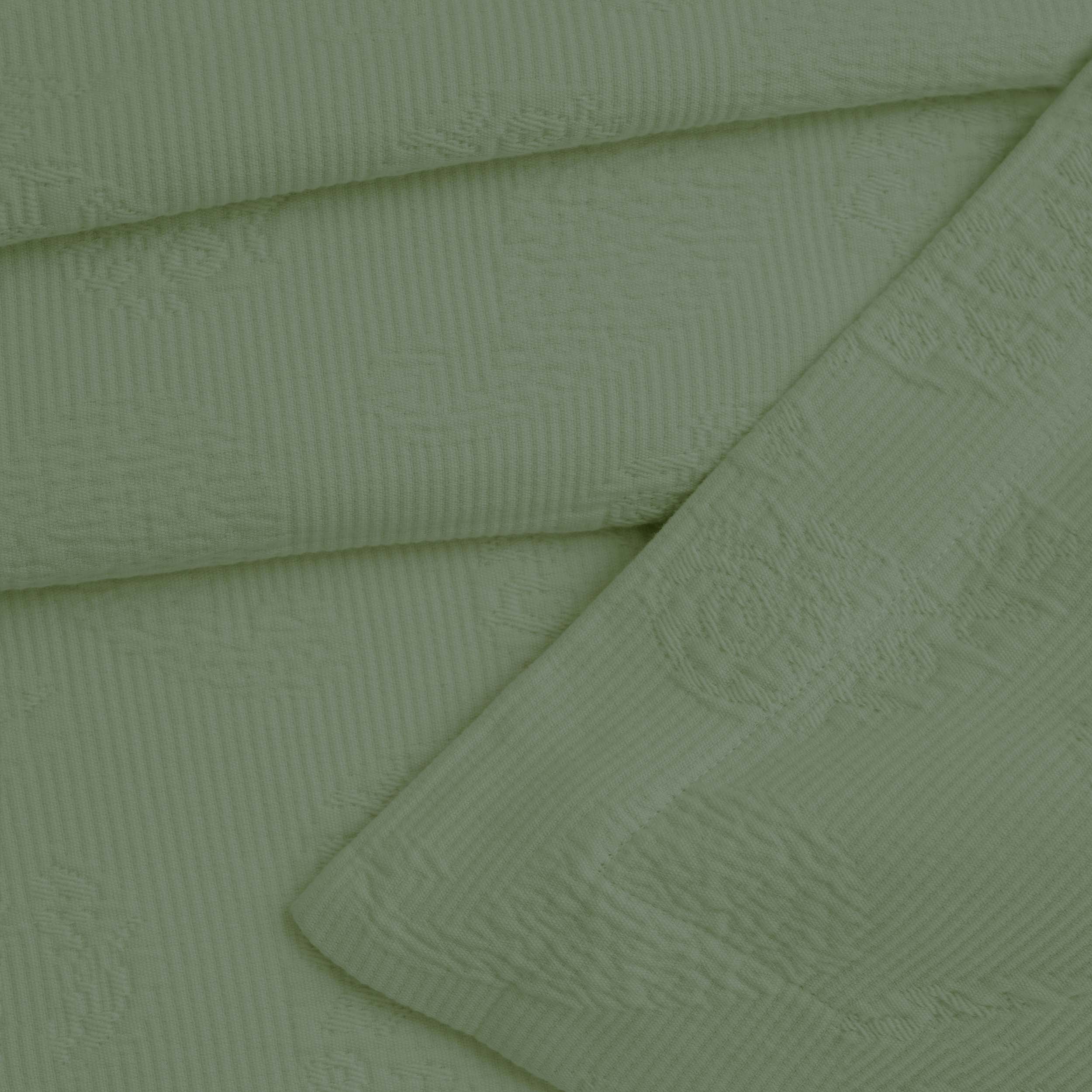 Jacquard Matelassé Paisley Floral Cotton Bedspread Set - Omnigoodsstore