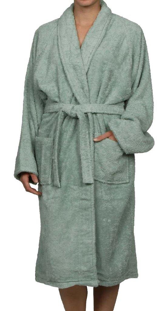 Cotton Ultra Soft Terry Adult Unisex Lightweight Luxury Bathrobe - Omnigoodsstore