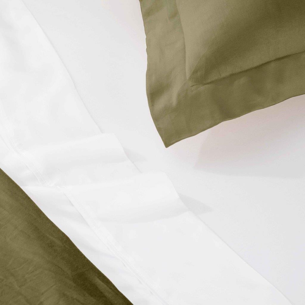 Egyptian Cotton 400 Thread Count Solid Duvet Cover Set - Omnigoodsstore