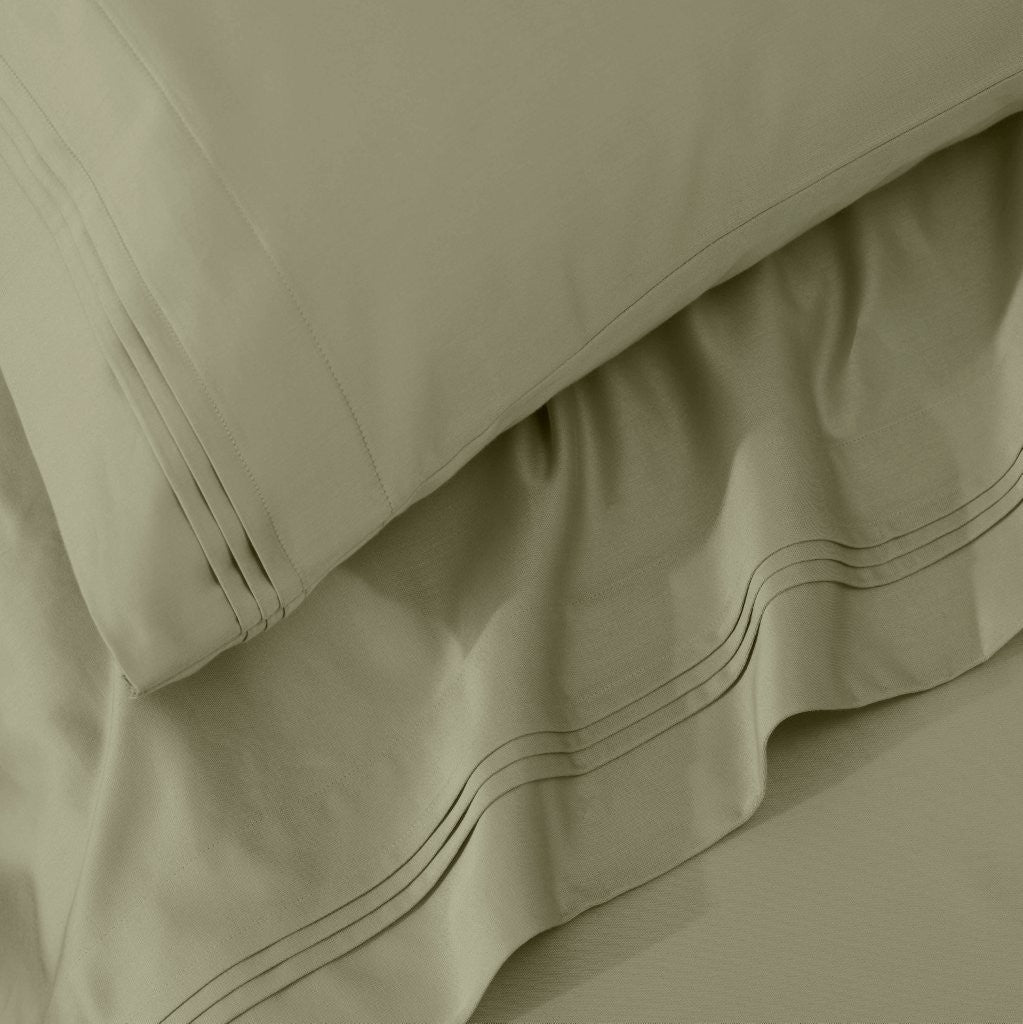 1000 Thread Count Egyptian Cotton Bed Sheet Set Olympic Queen - Omnigoodsstore