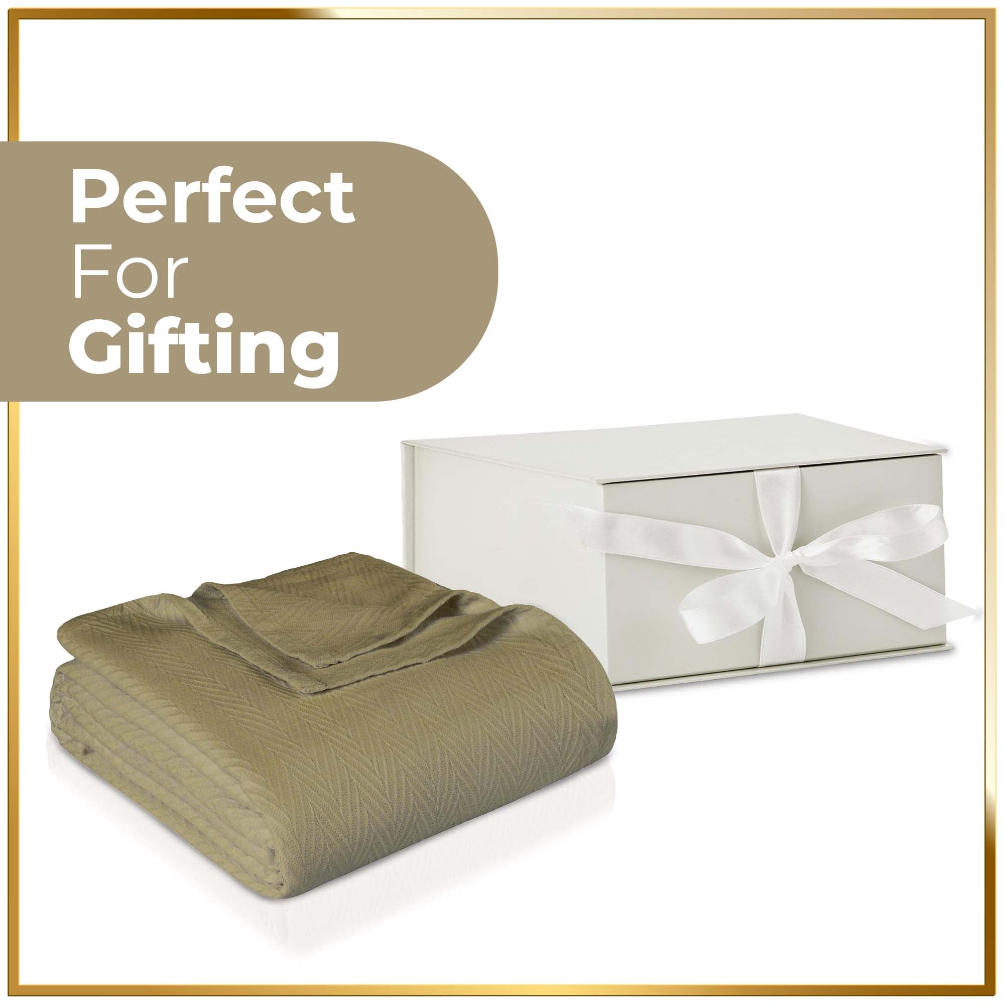 All-Season Chevron Cotton Bed Blanket & Sofa Throw - Omnigoodsstore