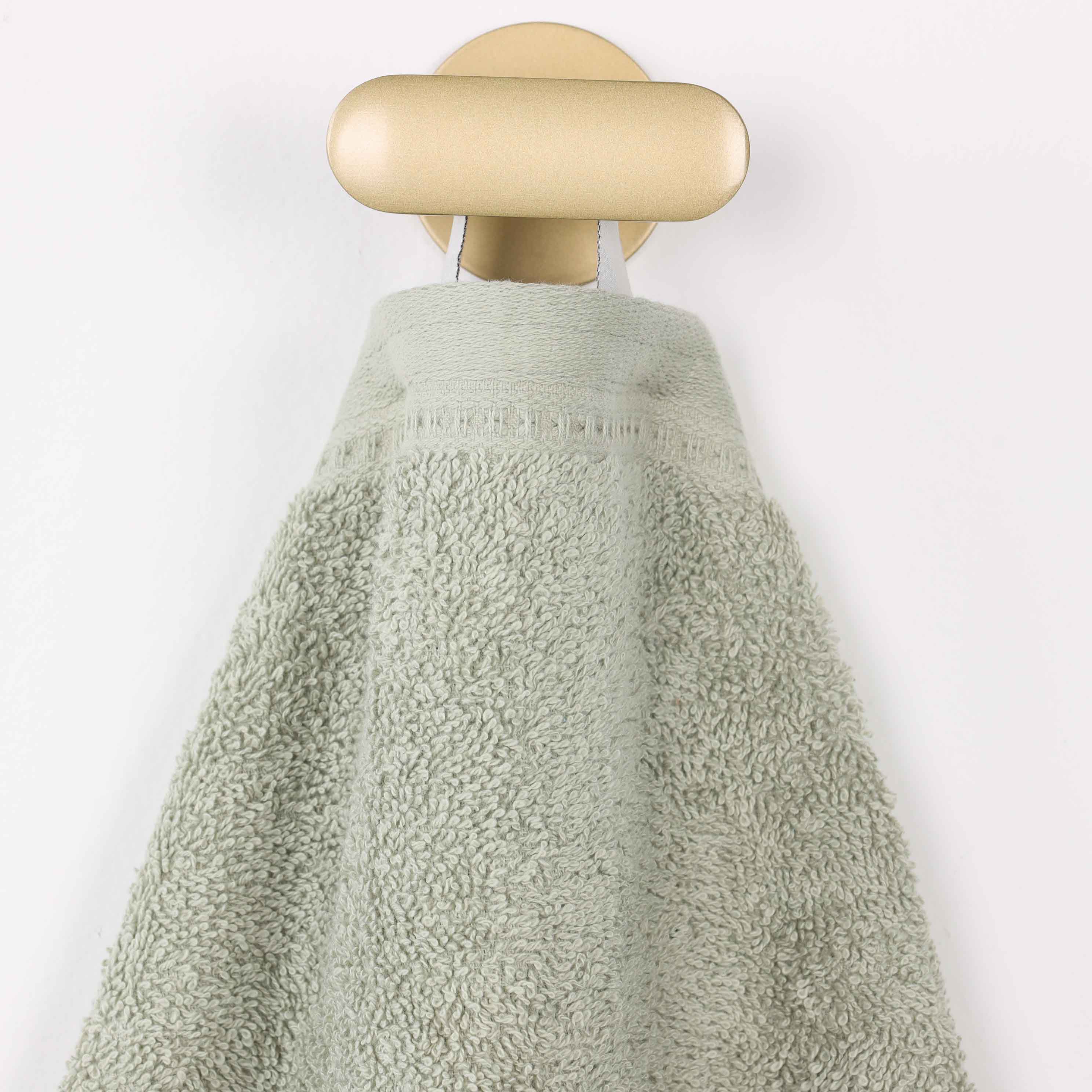 Honeycomb Textured Waffle Border Luxury Cotton Face Towels, Set of 12 - Omnigoodsstore