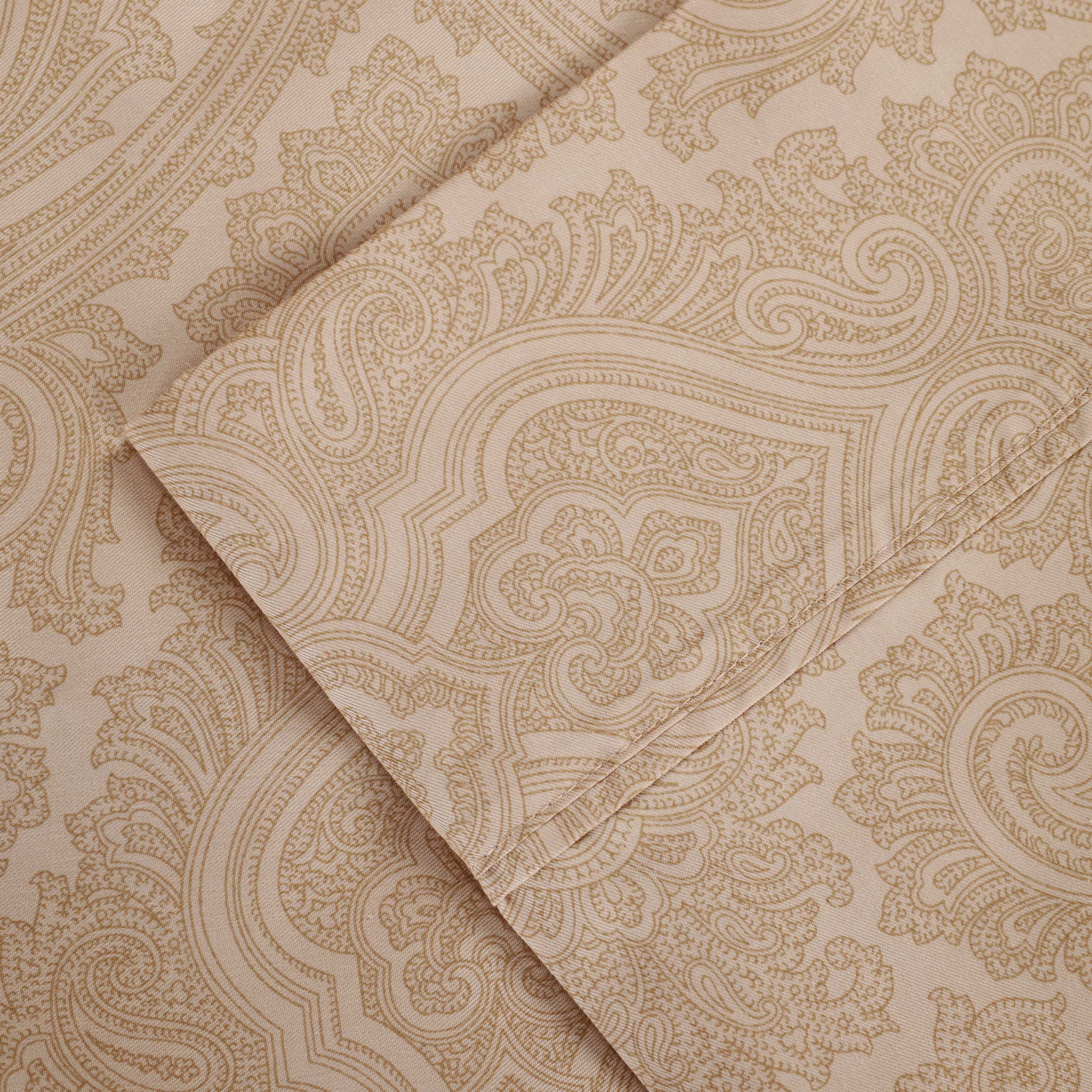 Italian Paisley 600 Thread Count Cotton Blend Deep Pocket Sheet Set - Omnigoodsstore