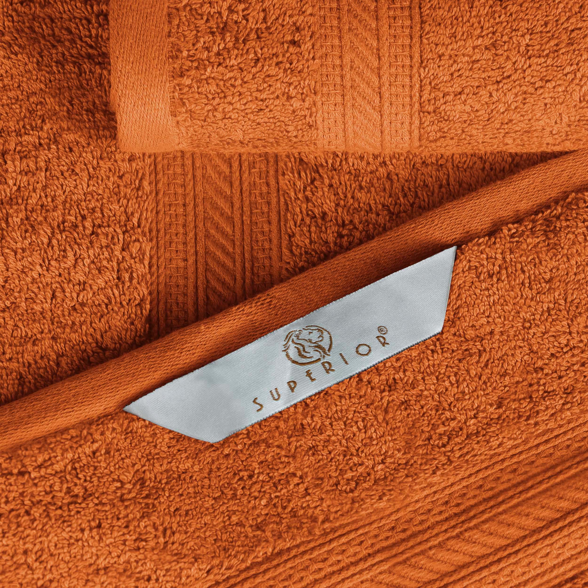 Atlas Cotton Plush Absorbent Heavyweight Luxury Hand Towel Set of 6 - Omnigoodsstore