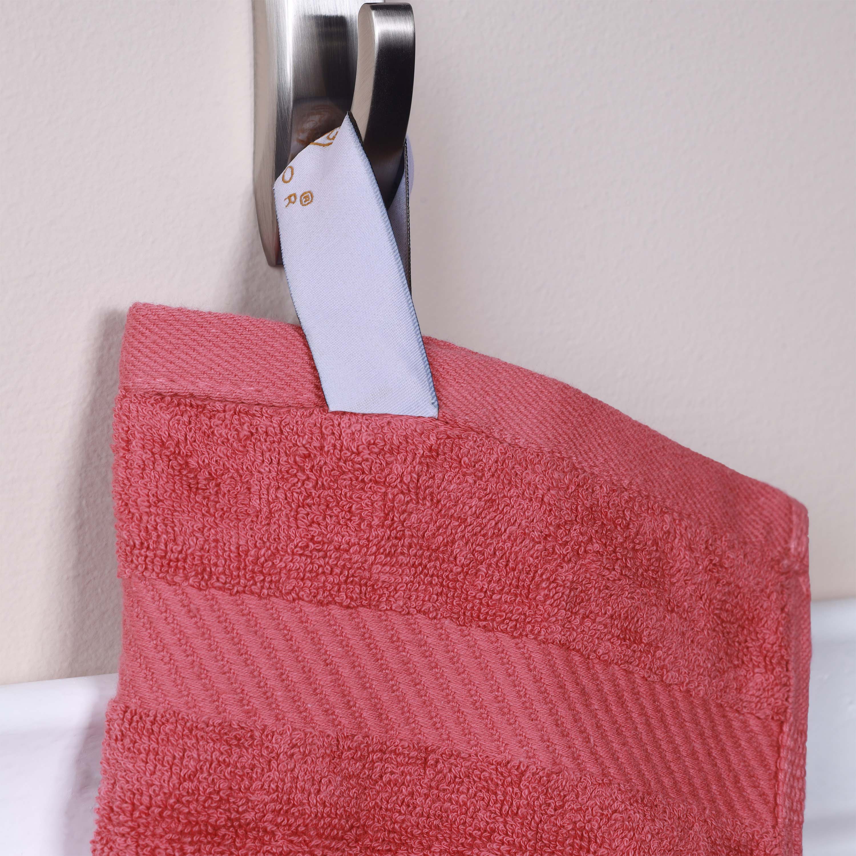 Kendell Egyptian Cotton 6 Piece Hand Towel Set with Dobby Border - Omnigoodsstore