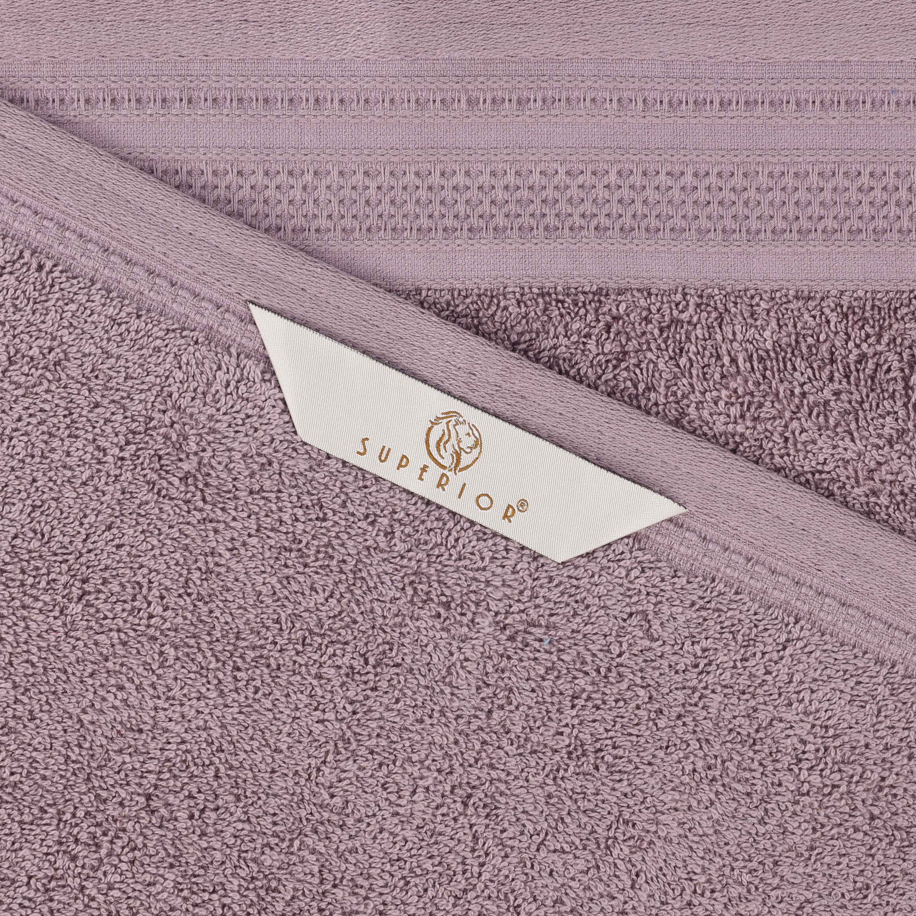 Honeycomb Textured Waffle Border Luxury Cotton Face Towels, Set of 12 - Omnigoodsstore