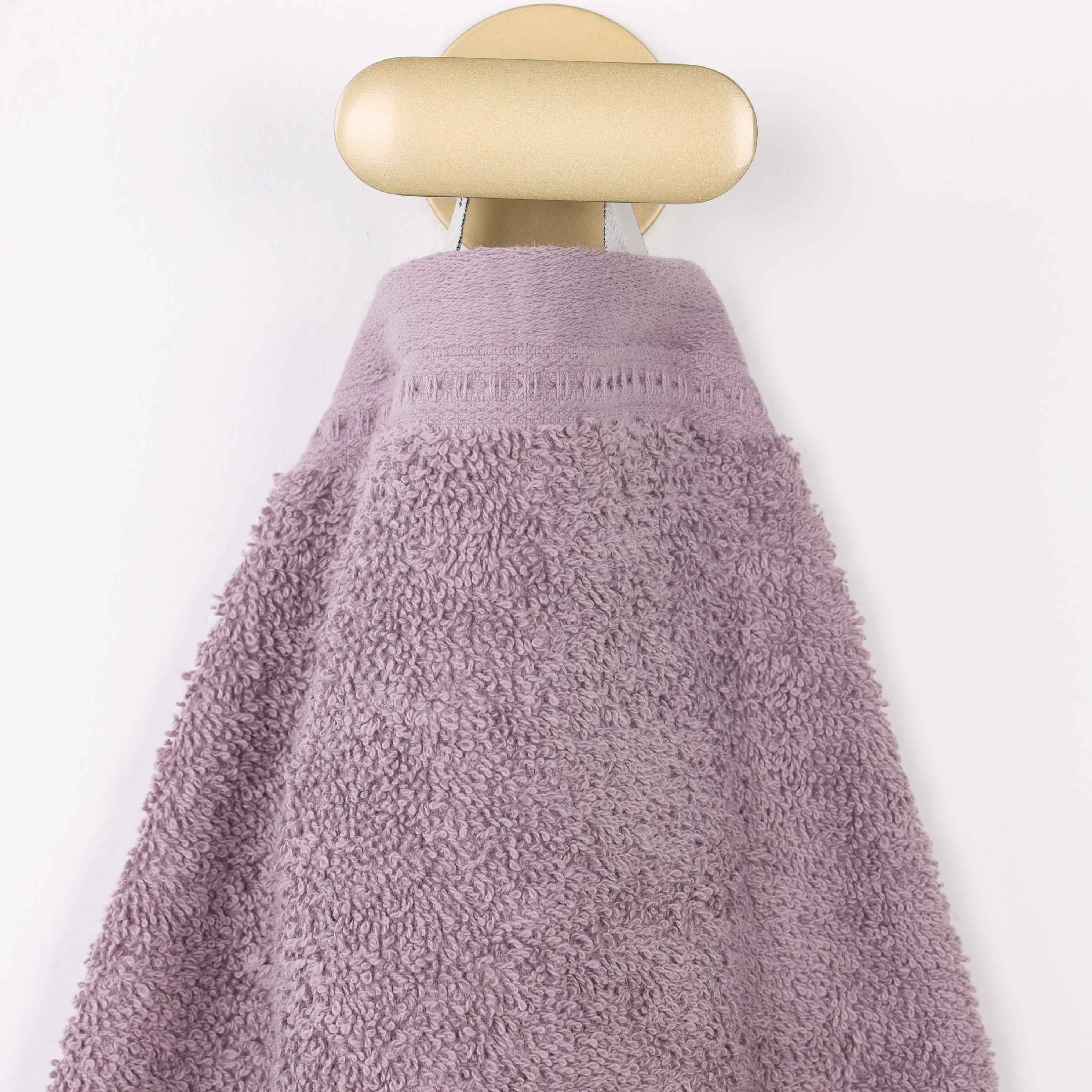 Honeycomb Textured Waffle Border Luxury Cotton Hand Towels, Set of 6 - Omnigoodsstore