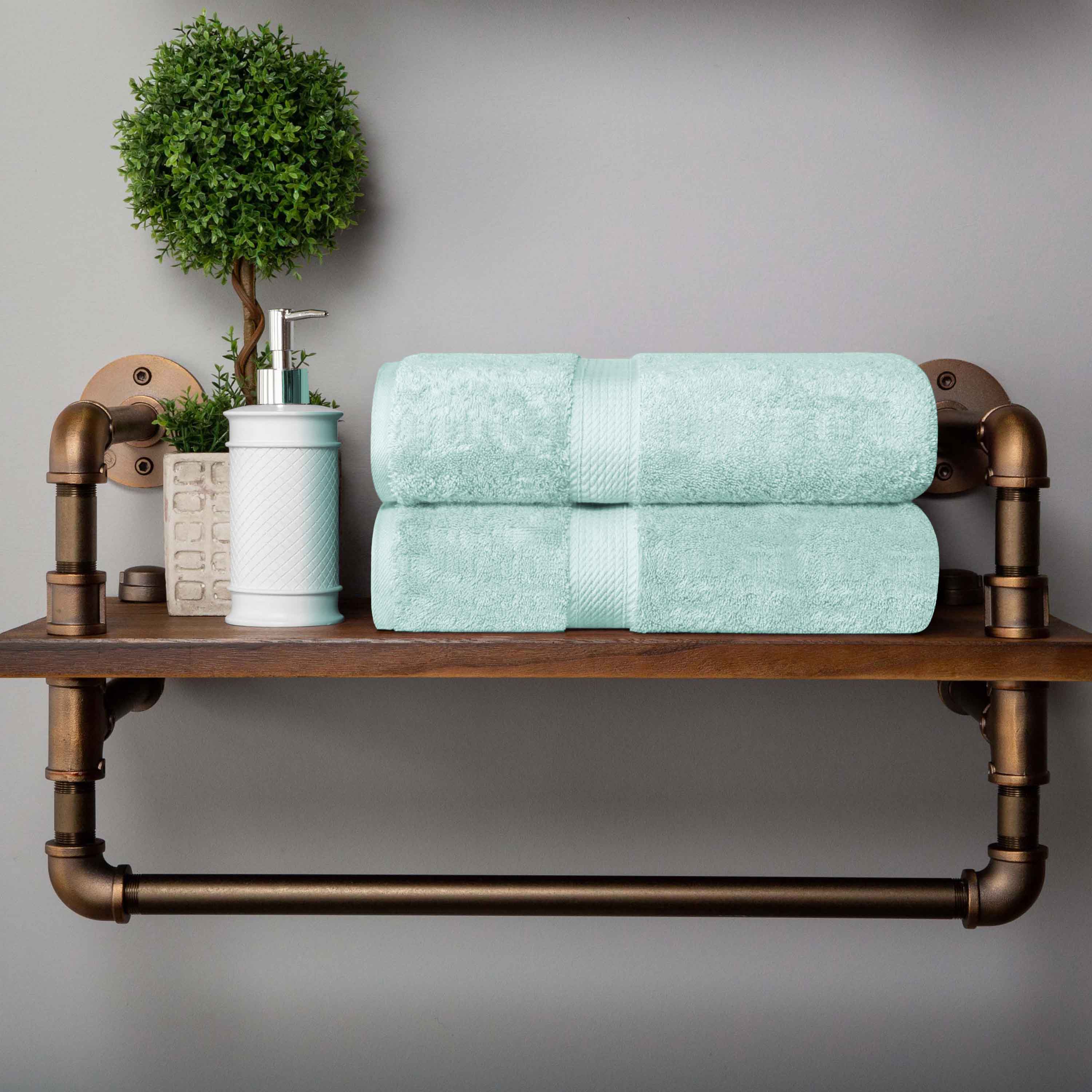 Madison Egyptian Cotton Pile 2 Piece Bath Towel Set - Omnigoodsstore