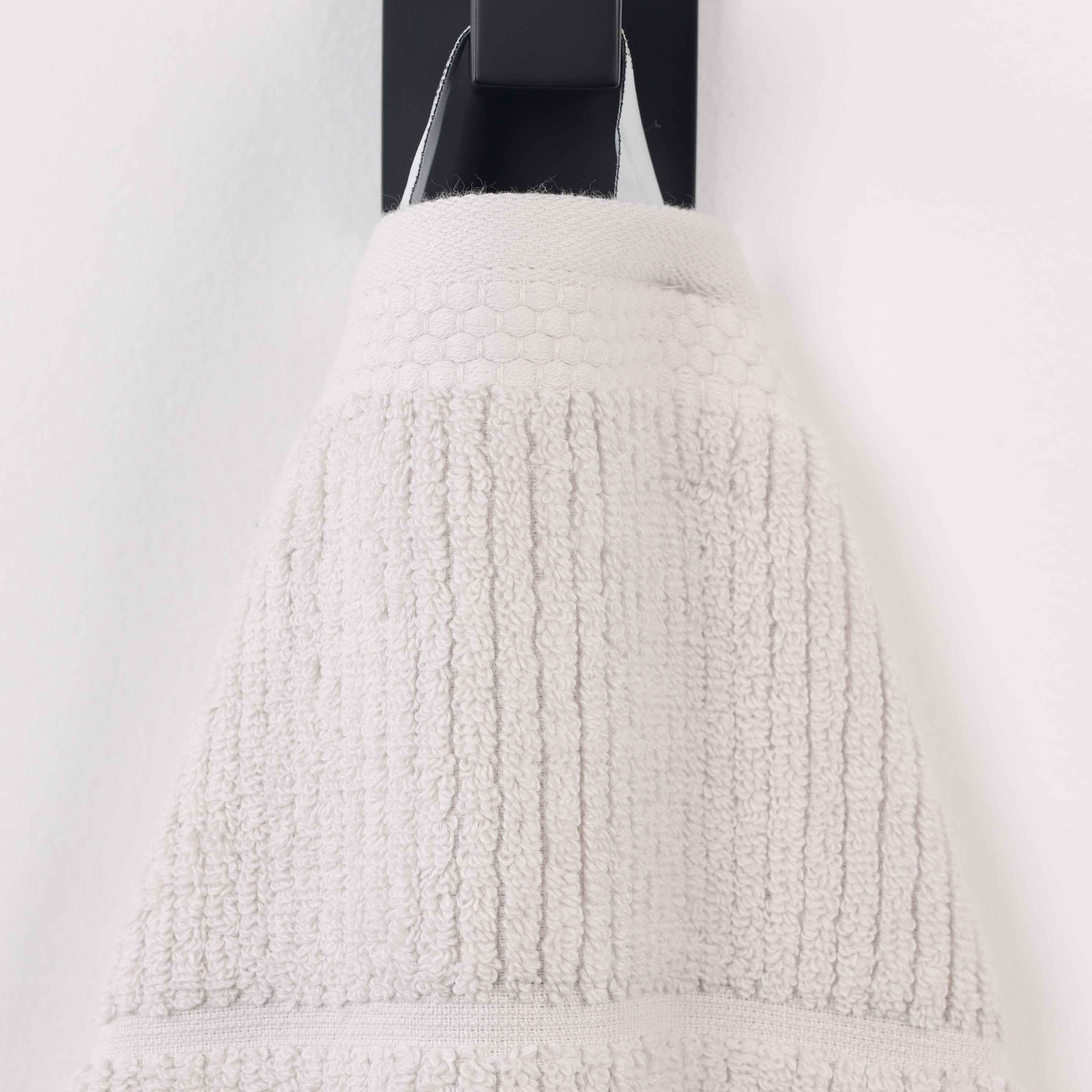 Milo Smart Twist Cotton Solid Ribbed Design 8 Piece Towel Set - Omnigoodsstore