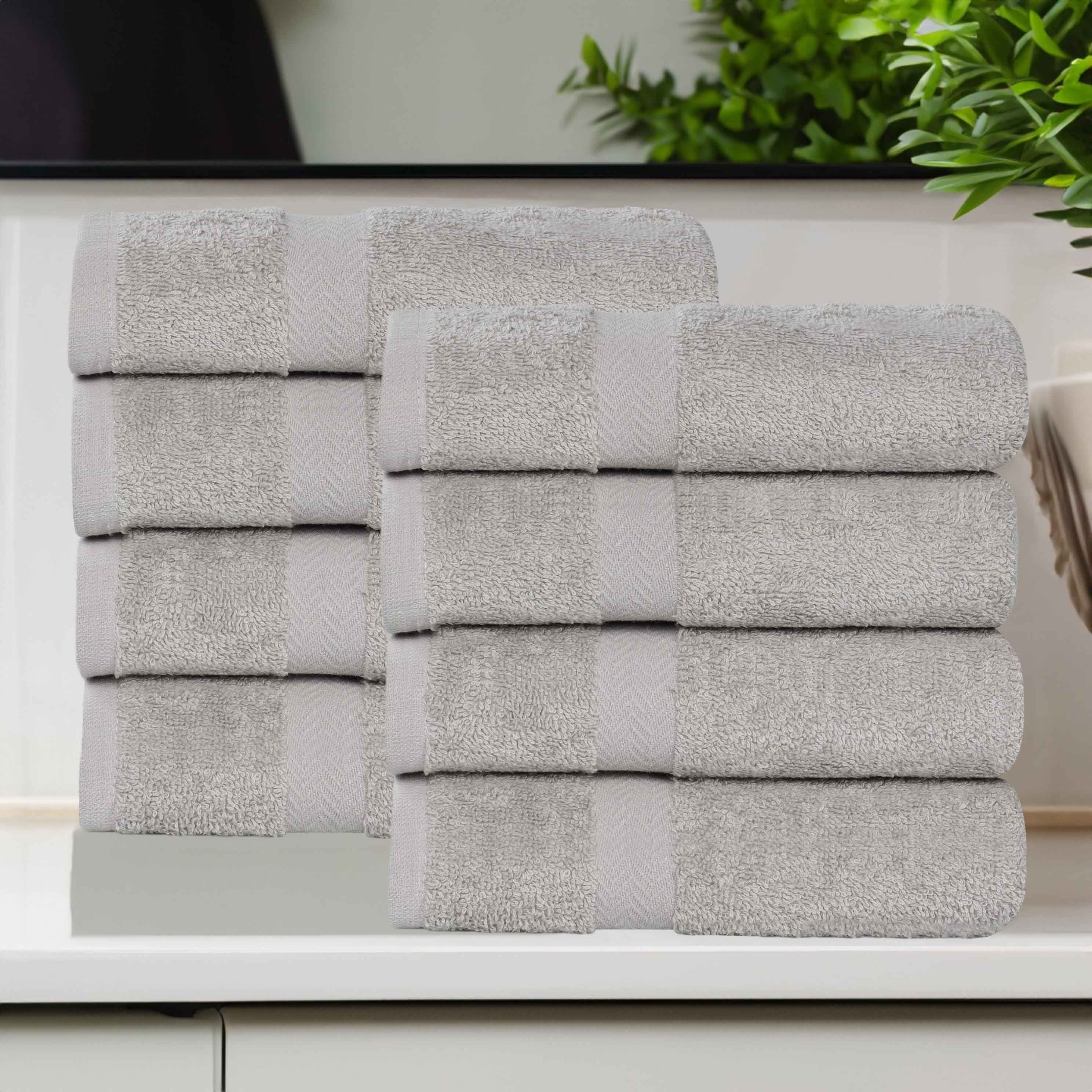 Franklin Cotton Eco Friendly 8 Piece Hand Towel Set - Omnigoodsstore