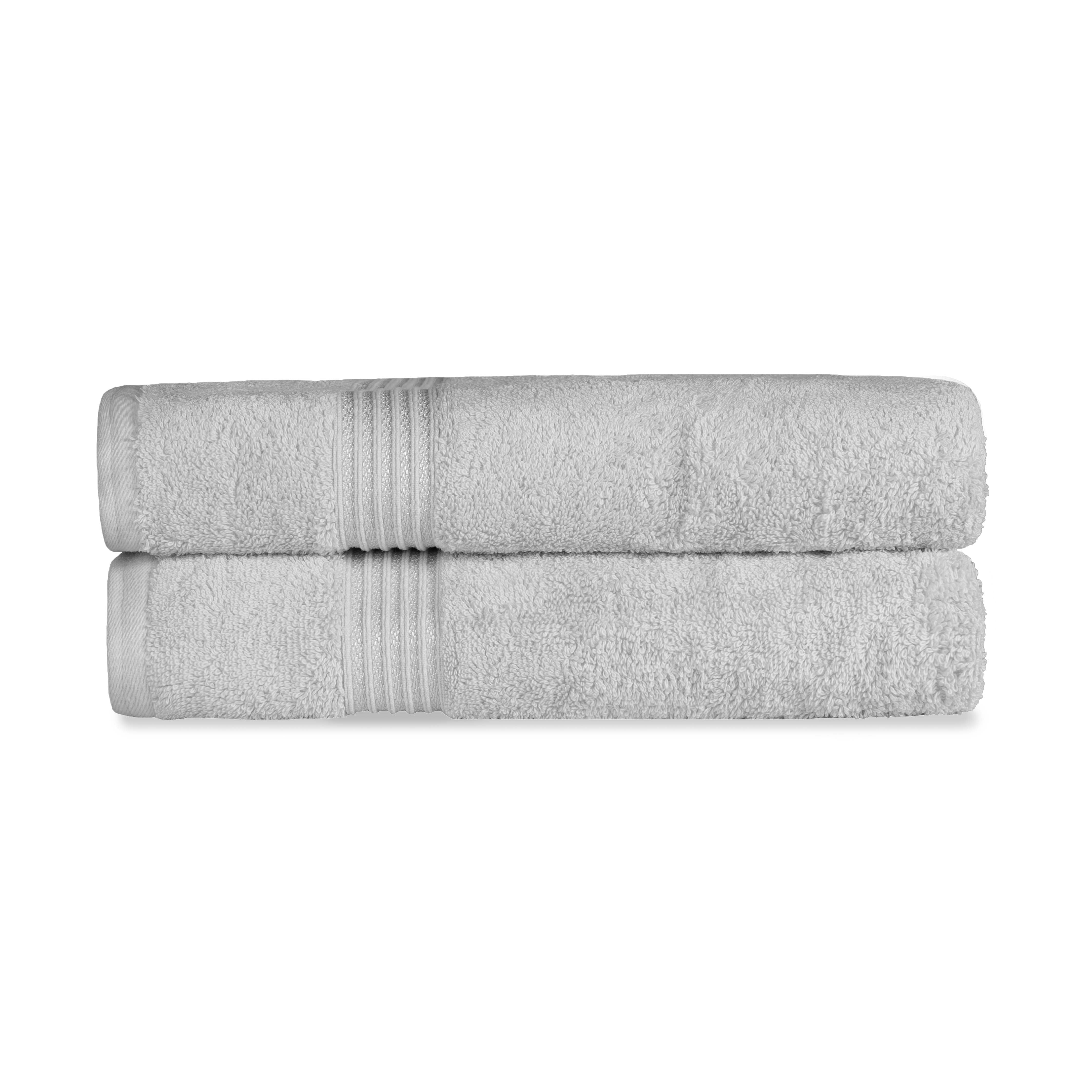 Egyptian Cotton Highly Absorbent Solid Ultra Soft Bath Sheet Set of 2 - Omnigoodsstore