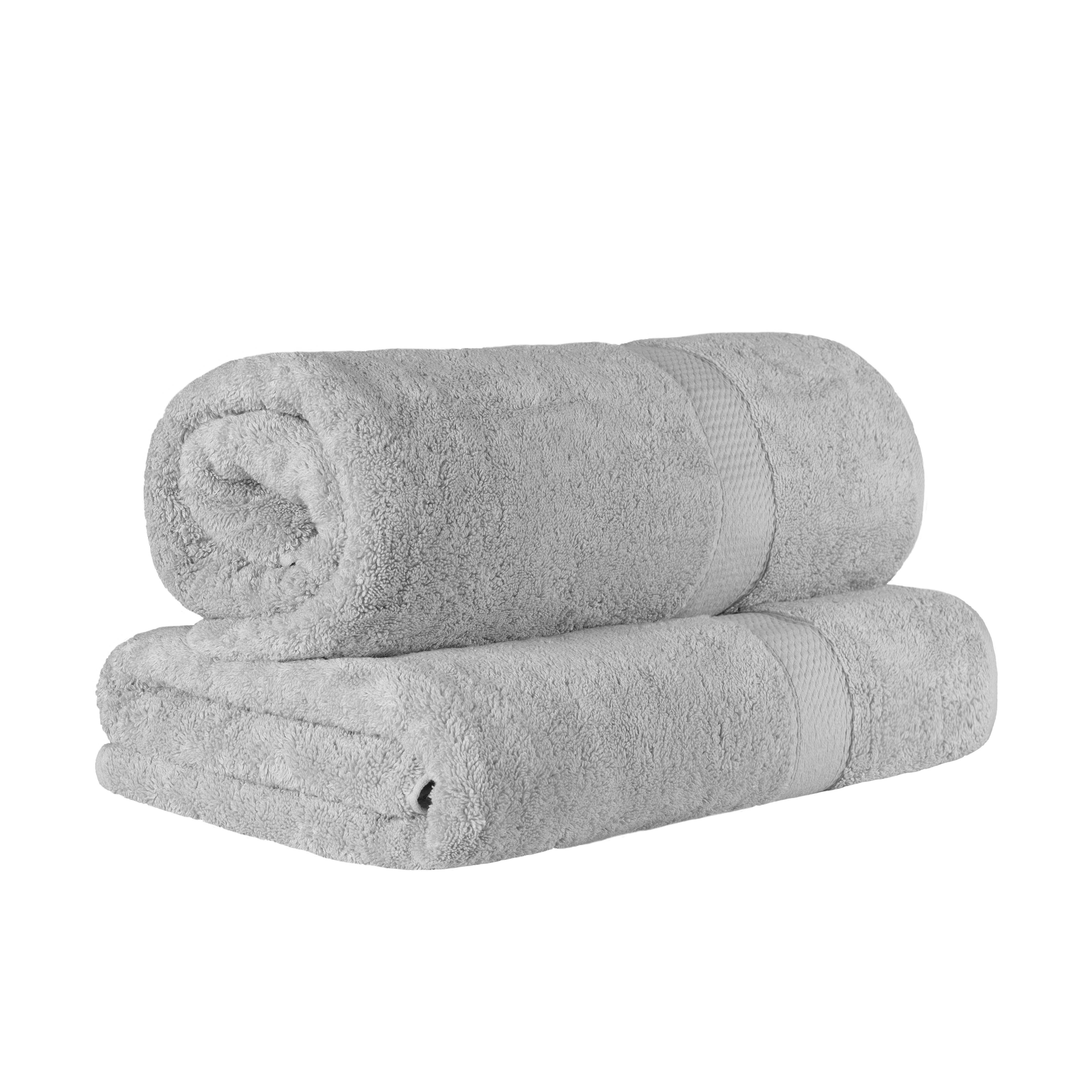 Egyptian Cotton Pile Plush Heavyweight Luxury Soft Bath Sheet Set of 2 - Omnigoodsstore