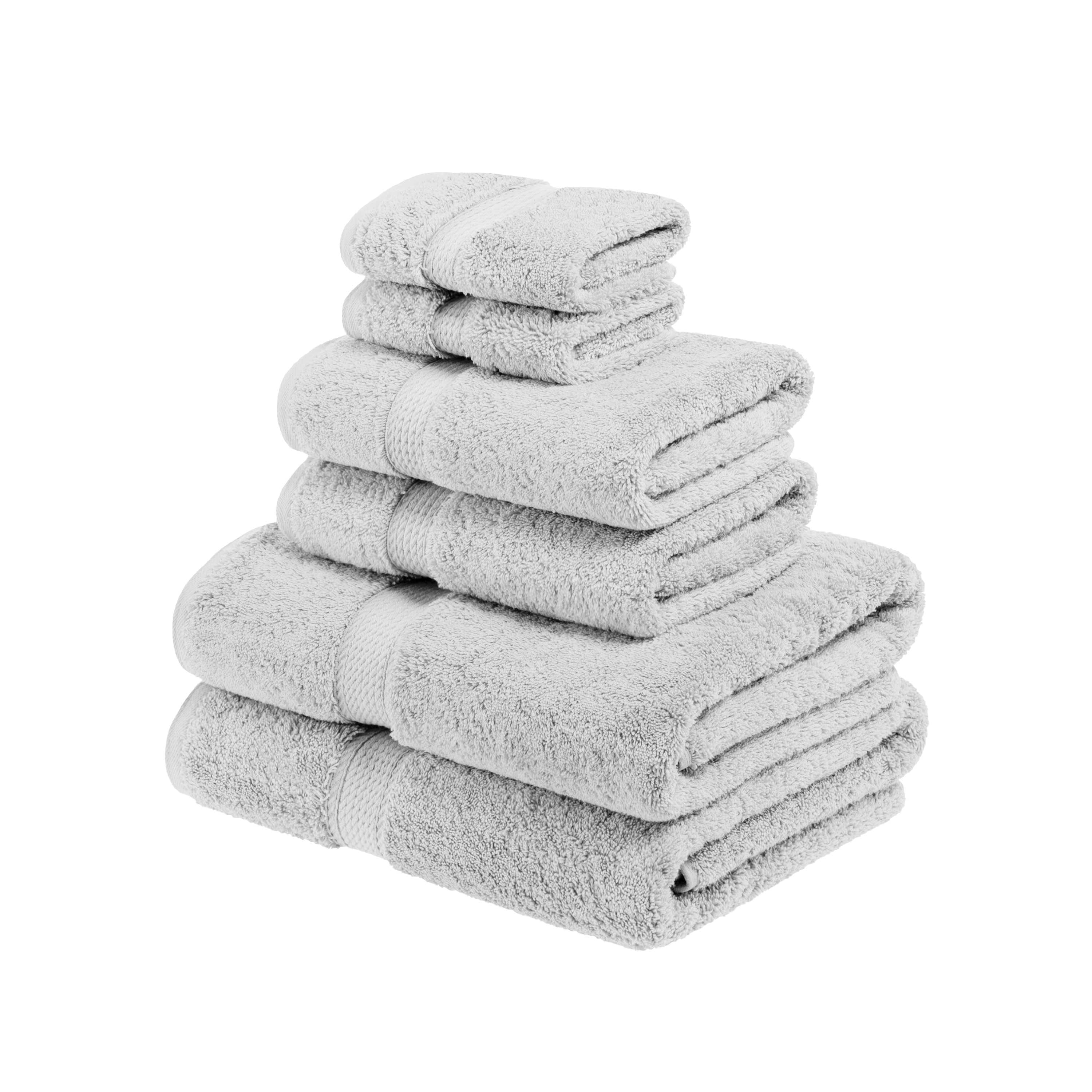 Egyptian Cotton Pile Plush Heavyweight Luxury Soft 6-Piece Towel Set - Omnigoodsstore