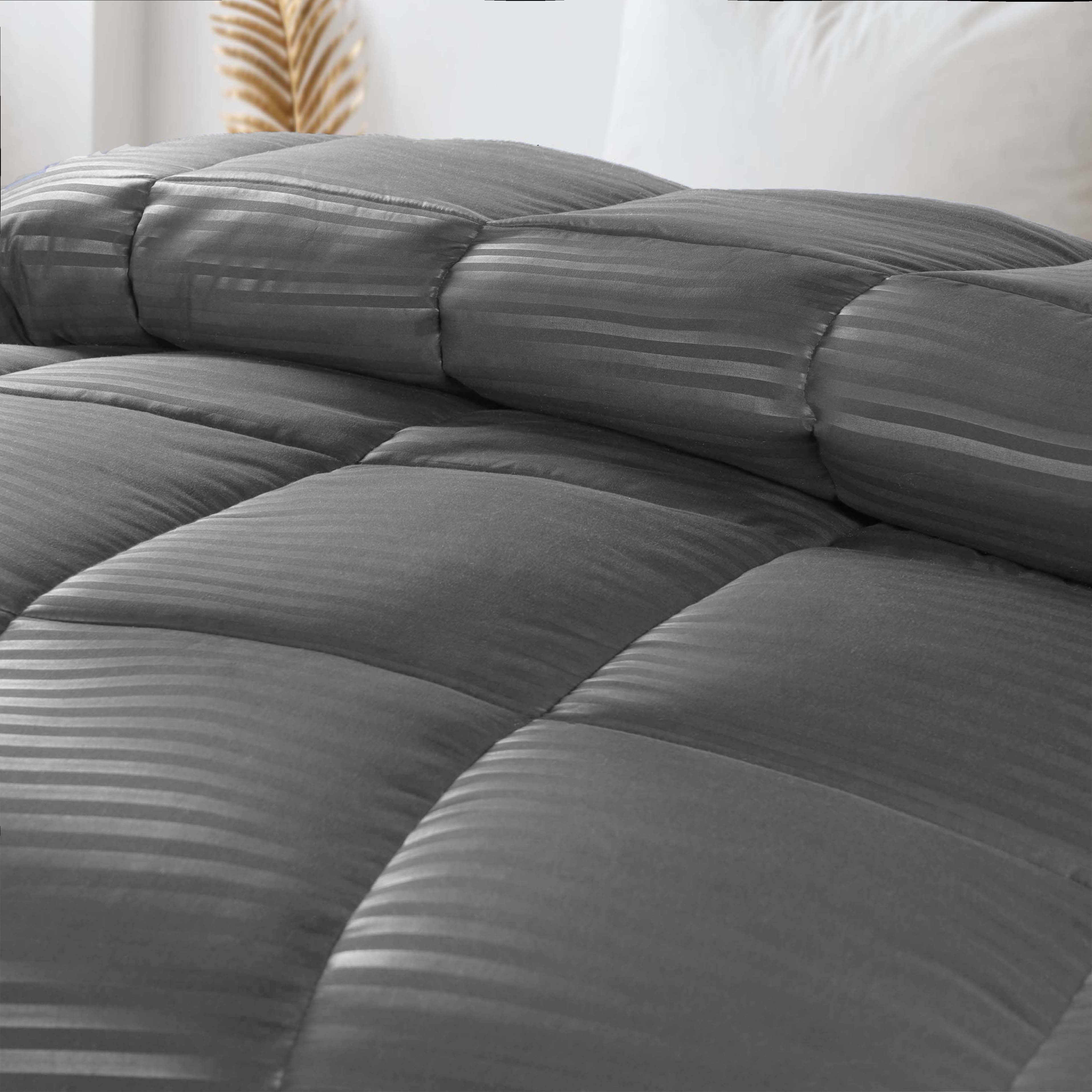 Reversible Striped Down Alternative Comforter - Omnigoodsstore