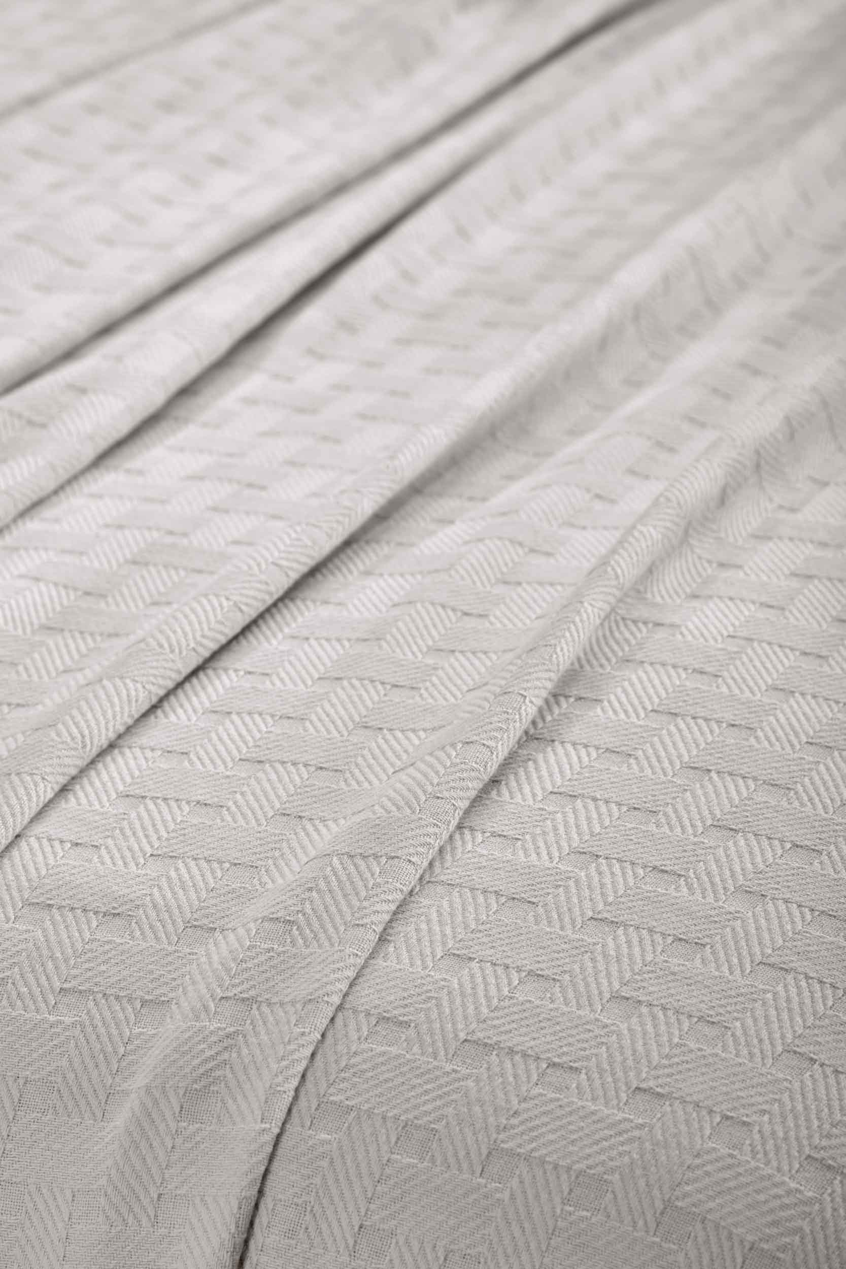 Basketweave All Season Cotton Bed Blanket & Sofa Throw - Omnigoodsstore