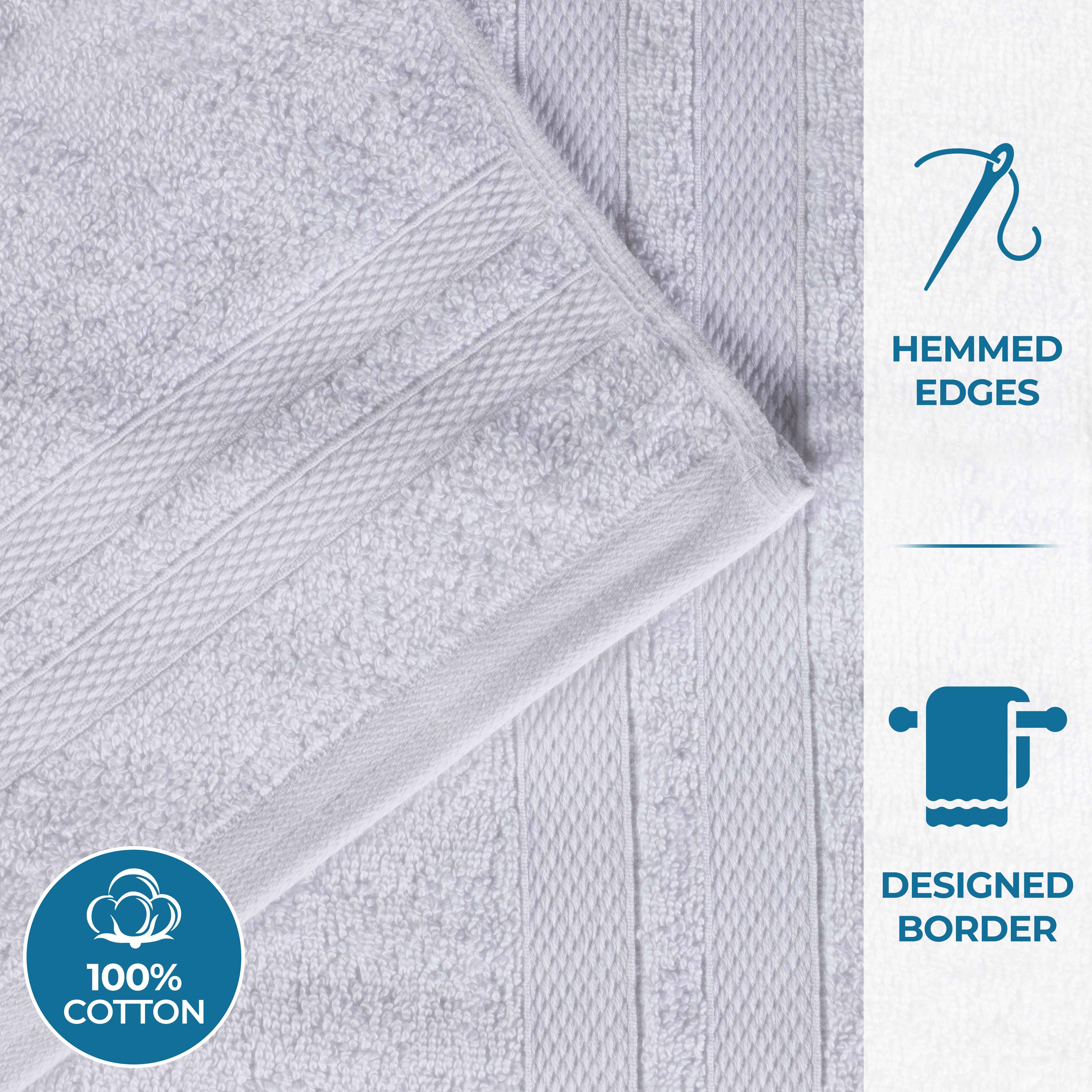 Cotton Ultra Soft 6 Piece Solid Towel Set - Omnigoodsstore