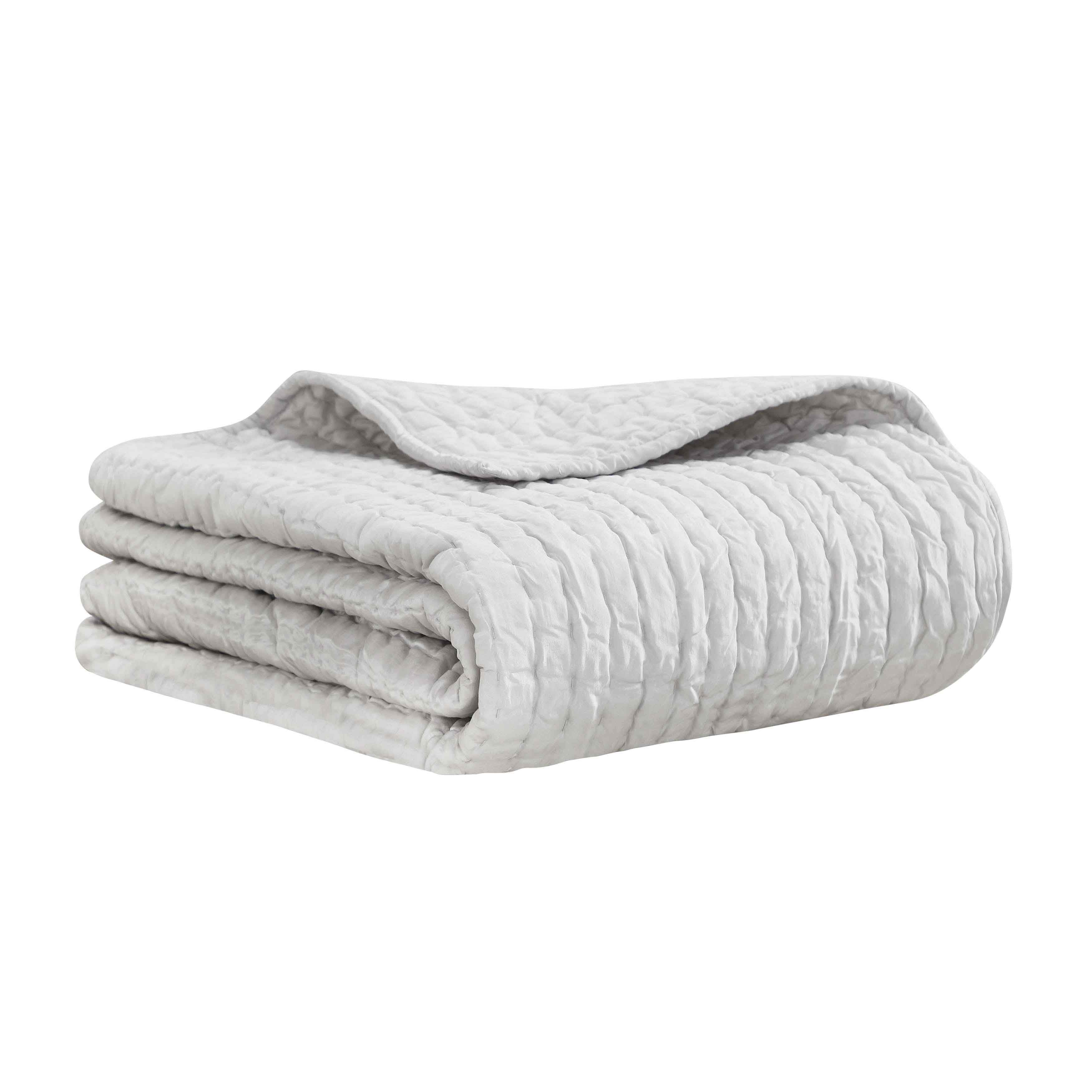 Bella 100% Silk Pick Stitch Medium Weight Quilt and Sham Set - Omnigoodsstore