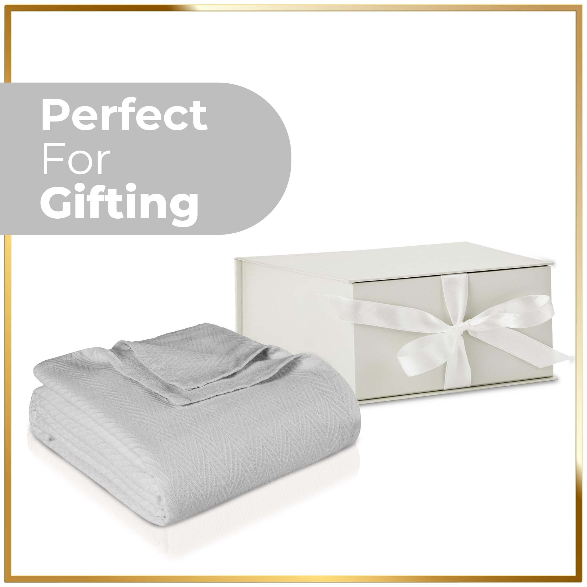 All-Season Chevron Cotton Bed Blanket & Sofa Throw - Omnigoodsstore