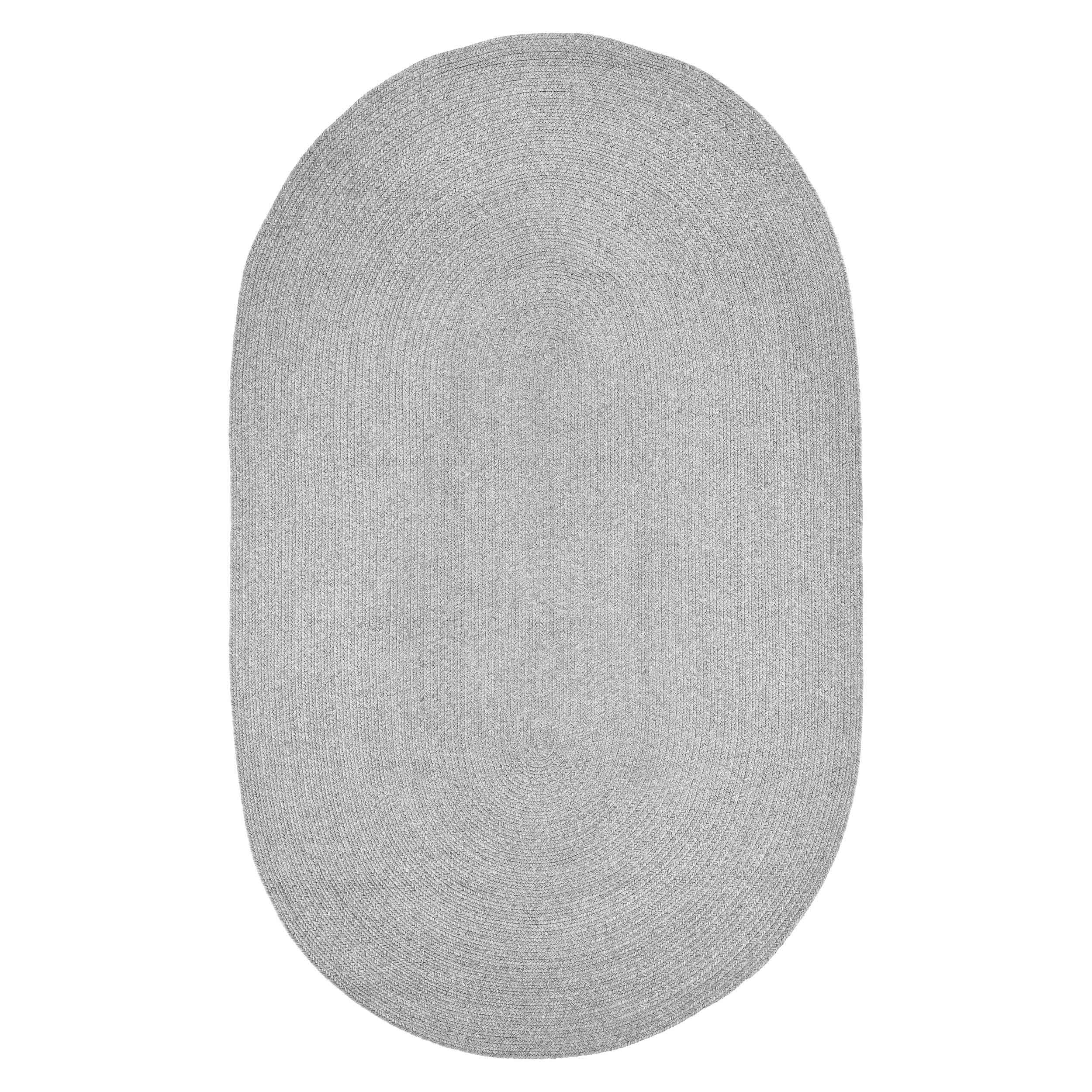 Classic Braided Area Rug Indoor Outdoor Rugs Oval - Omnigoodsstore
