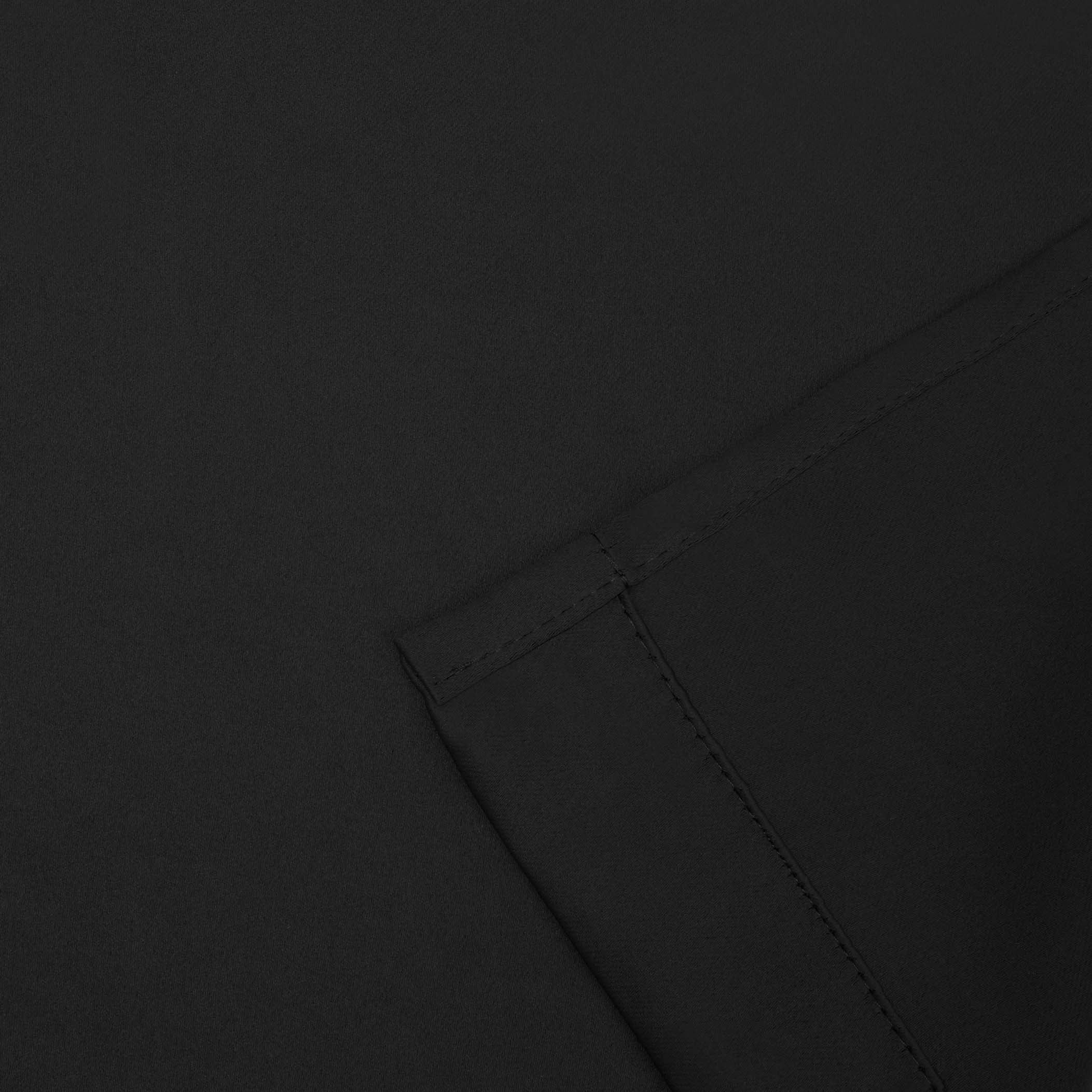 Solid Classic Modern Rod Pocket Blackout Curtain Set - Omnigoodsstore