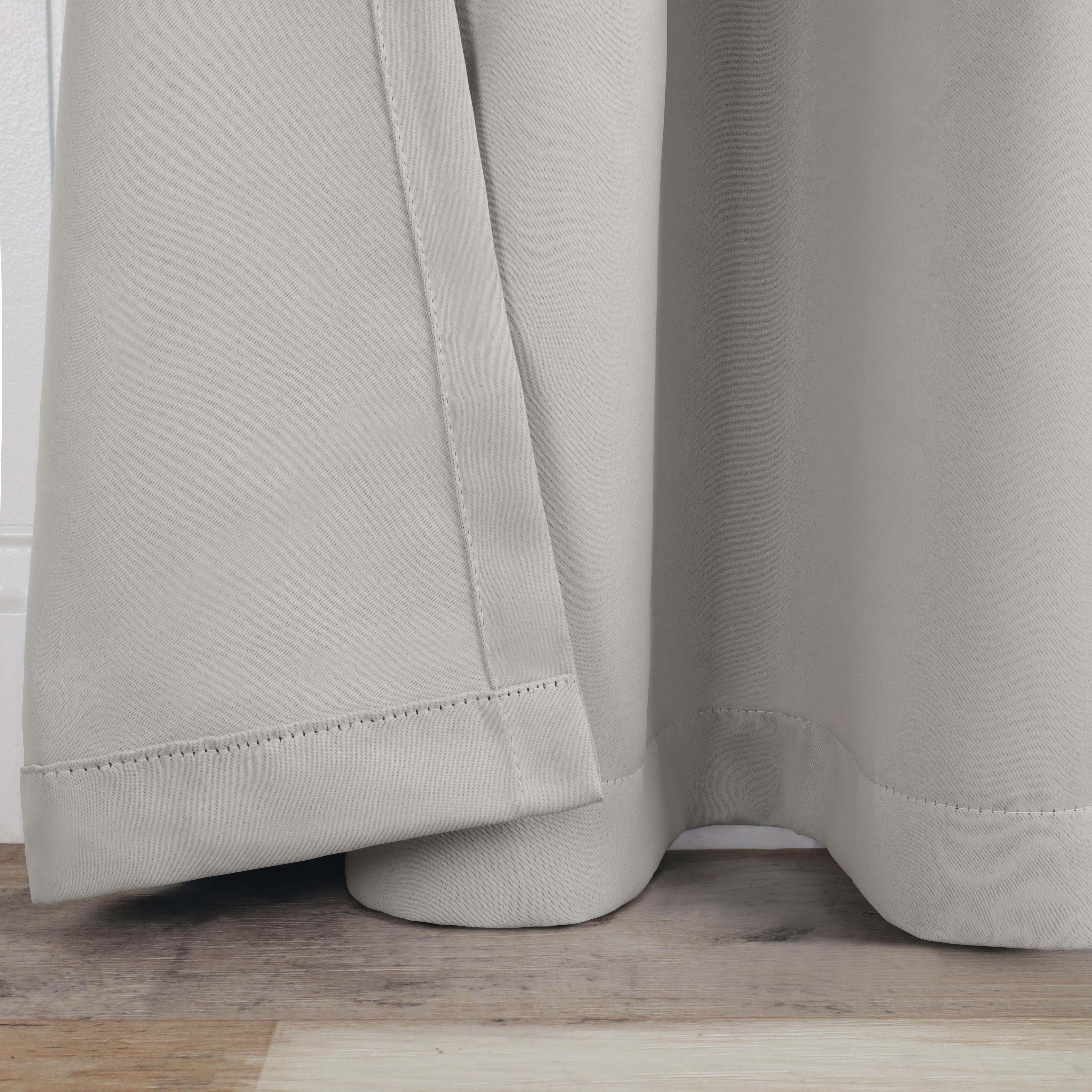 Solid Classic Modern Rod Pocket Blackout Curtain Set - Omnigoodsstore