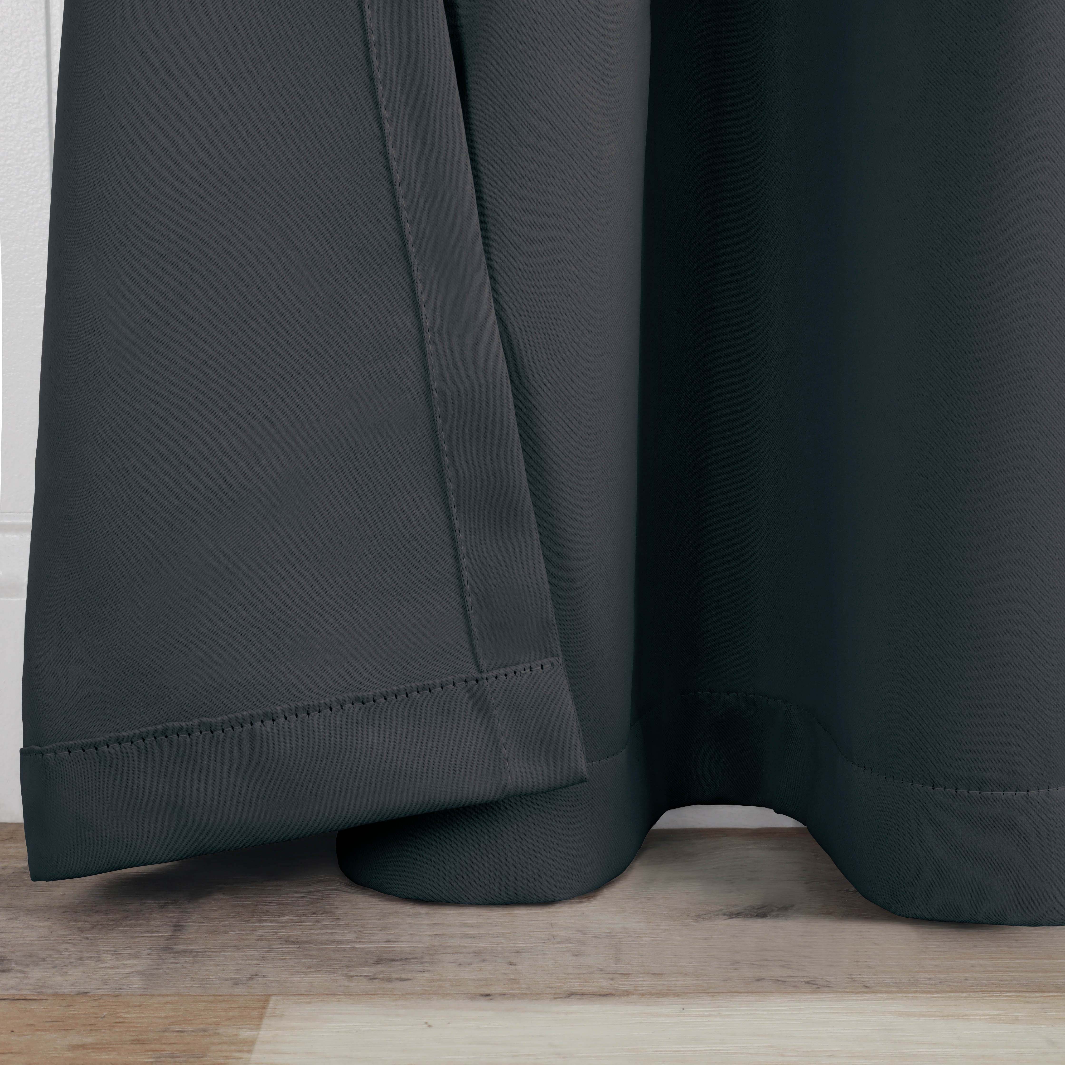 Solid Classic Modern Rod Pocket Blackout Curtain Set - Omnigoodsstore