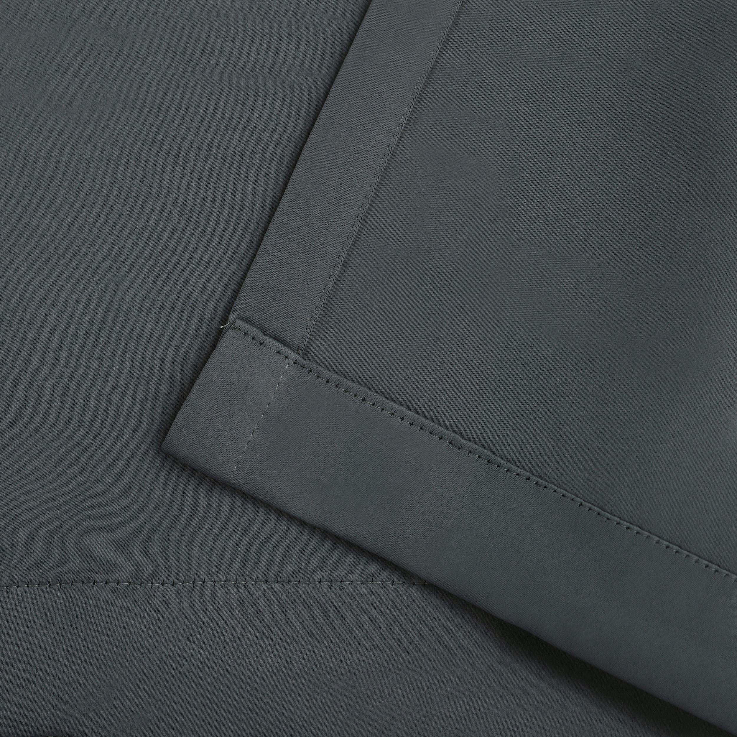 Solid Classic Modern Grommet Blackout Curtain Set - Omnigoodsstore