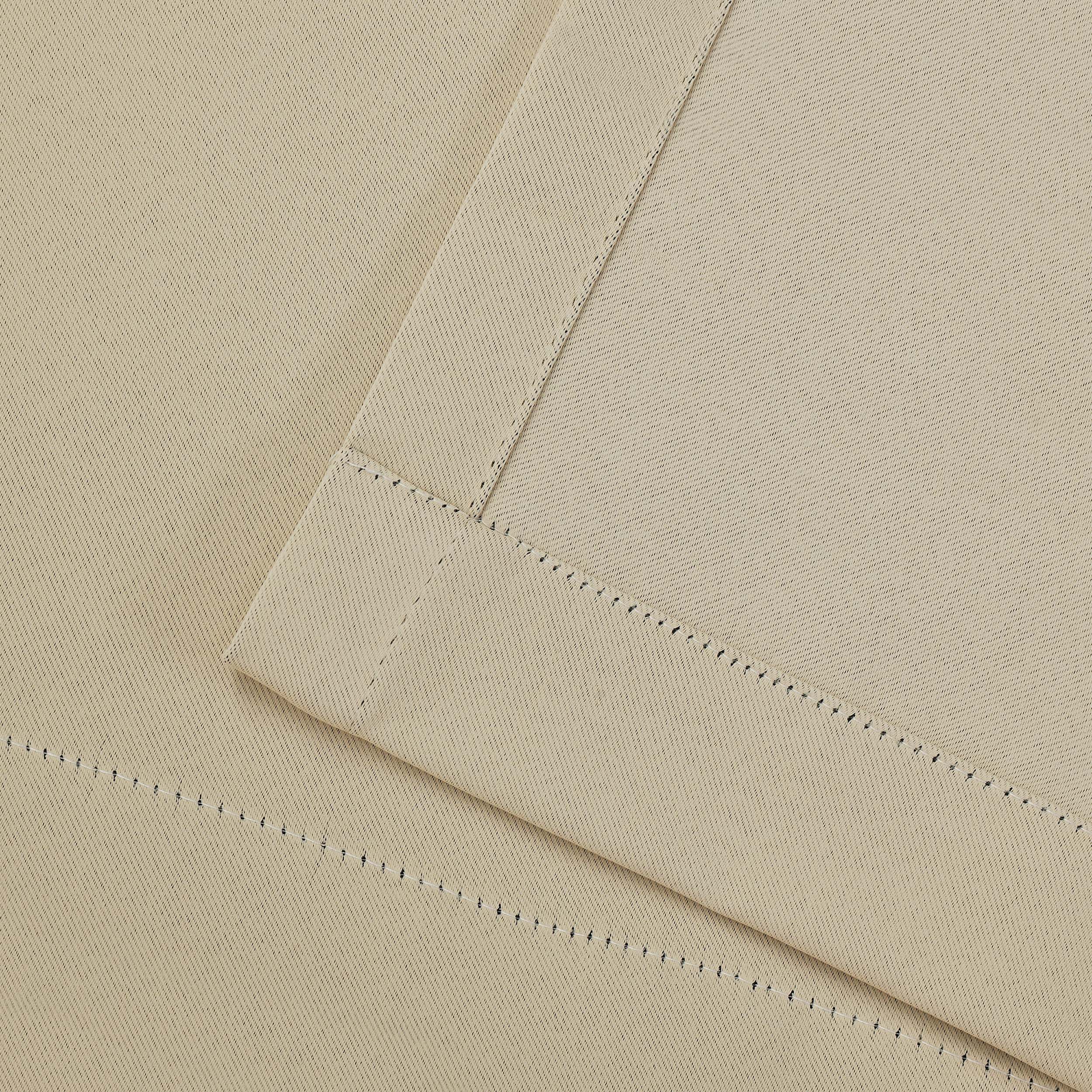 Solid Classic Modern Rod Pocket Blackout Curtain Set - Omnigoodsstore