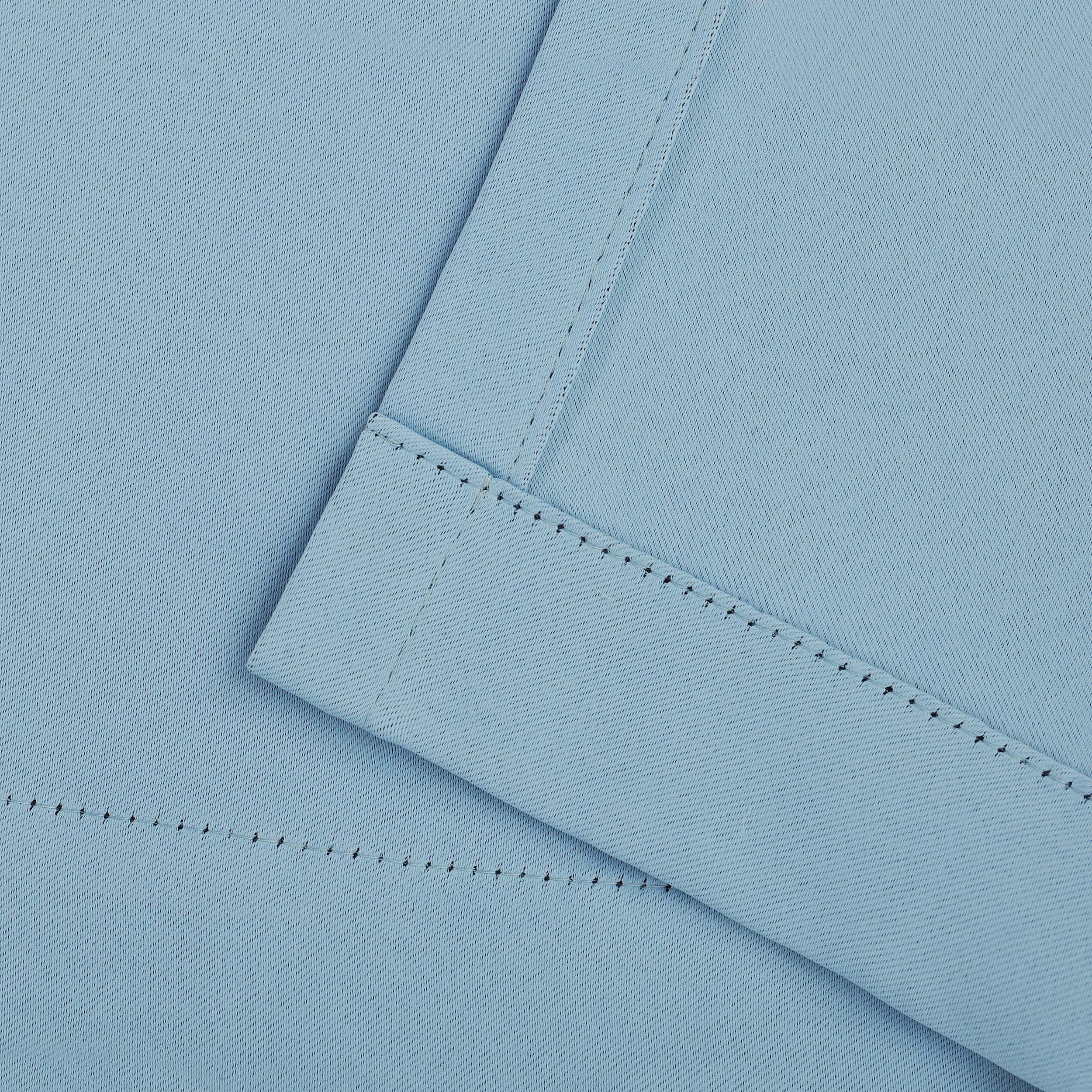 Solid Classic Modern Rod Pocket Blackout Curtain Set - Omnigoodsstore