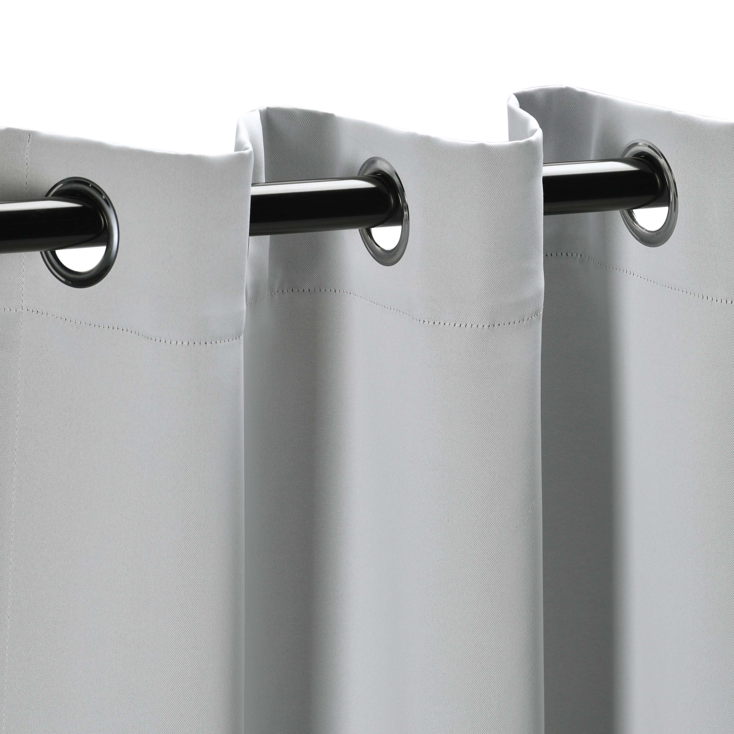 Solid Classic Modern Grommet Blackout Curtain Set - Omnigoodsstore