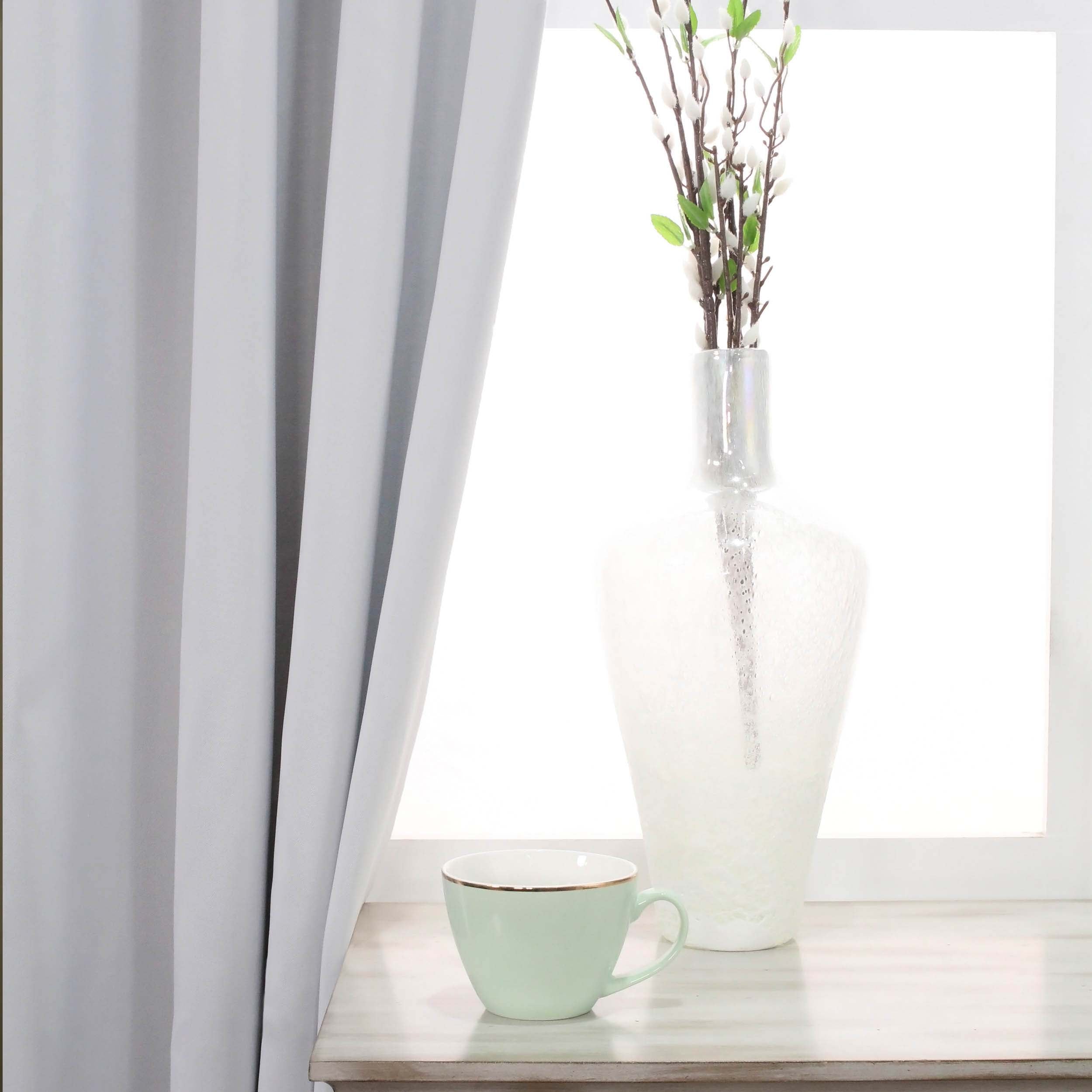 Solid Classic Modern Grommet Blackout Curtain Set - Omnigoodsstore