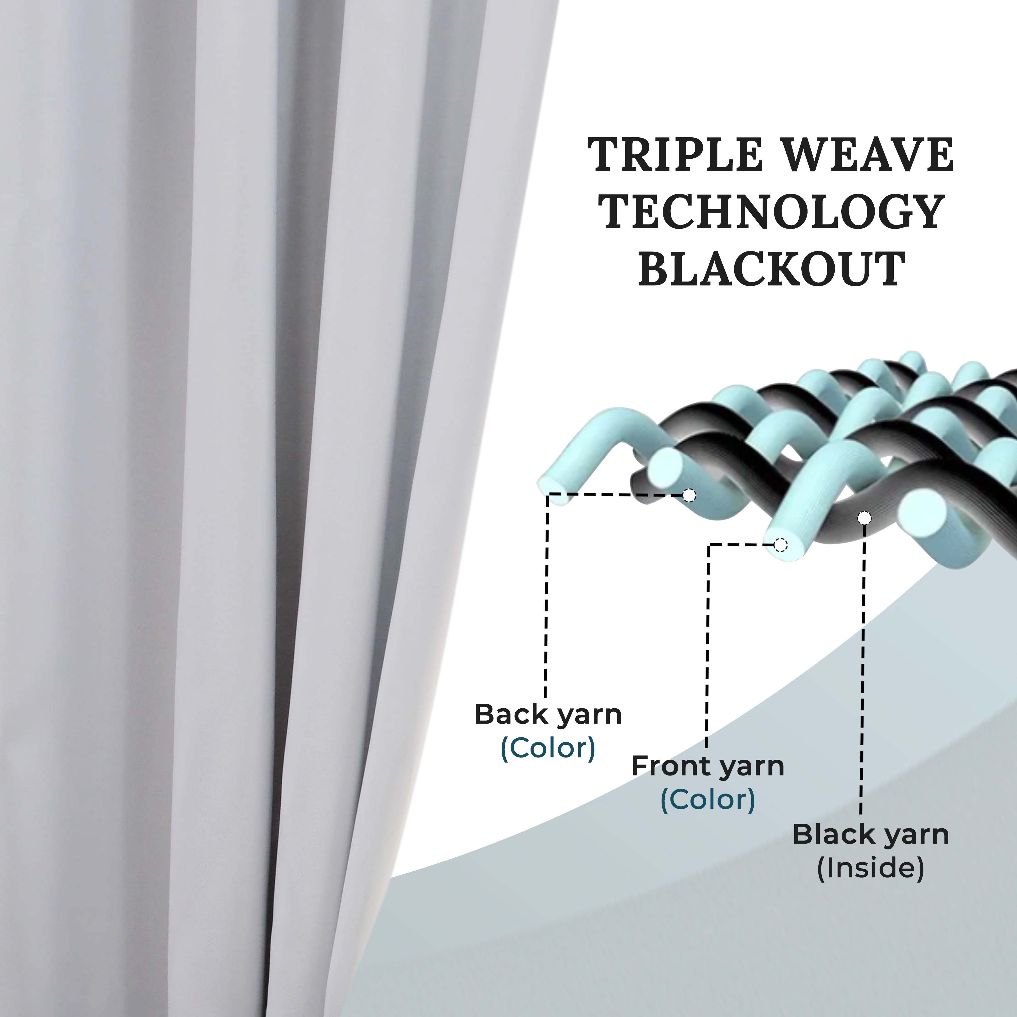 Solid Classic Modern Grommet Blackout Curtain Set - Omnigoodsstore