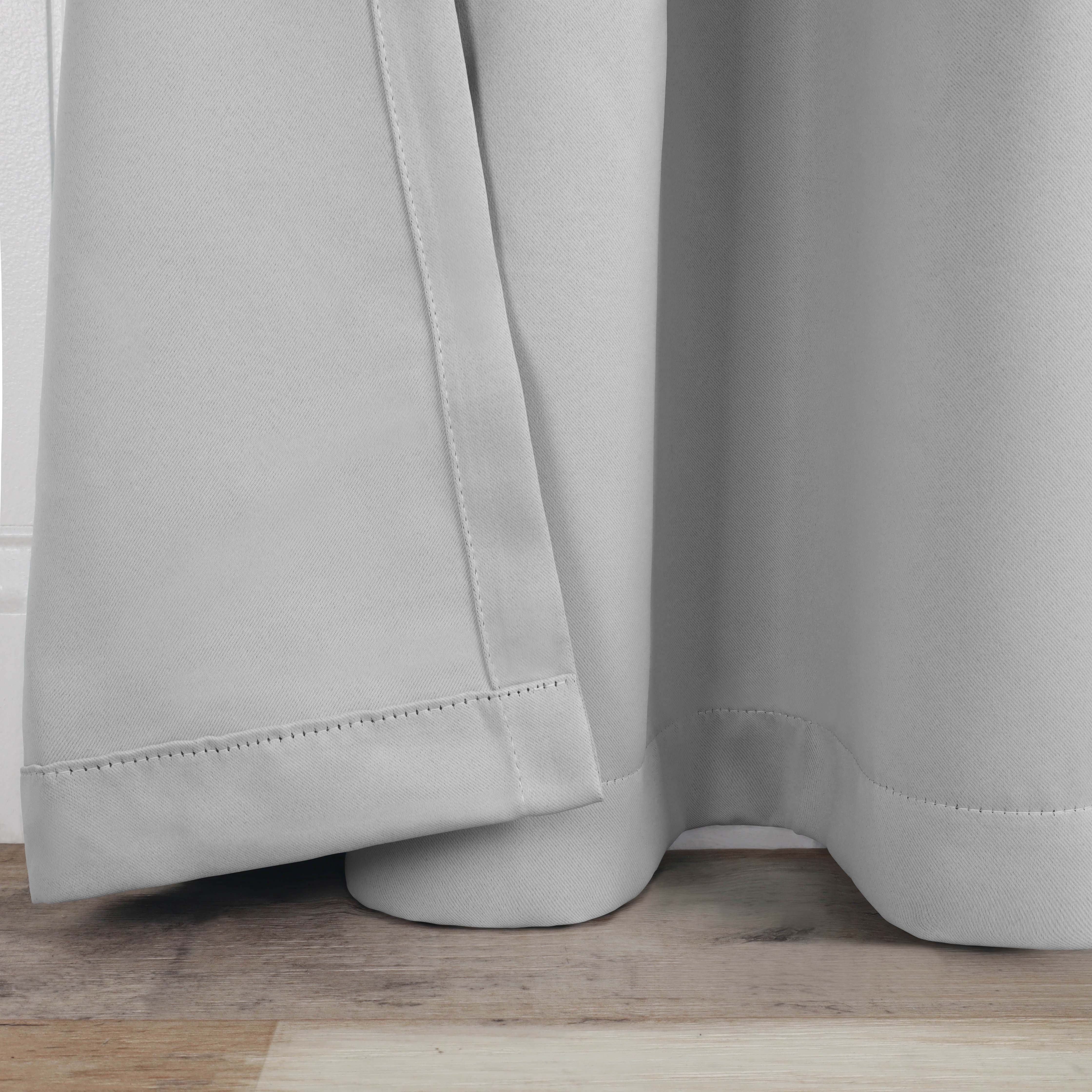 Solid Classic Modern Rod Pocket Blackout Curtain Set - Omnigoodsstore