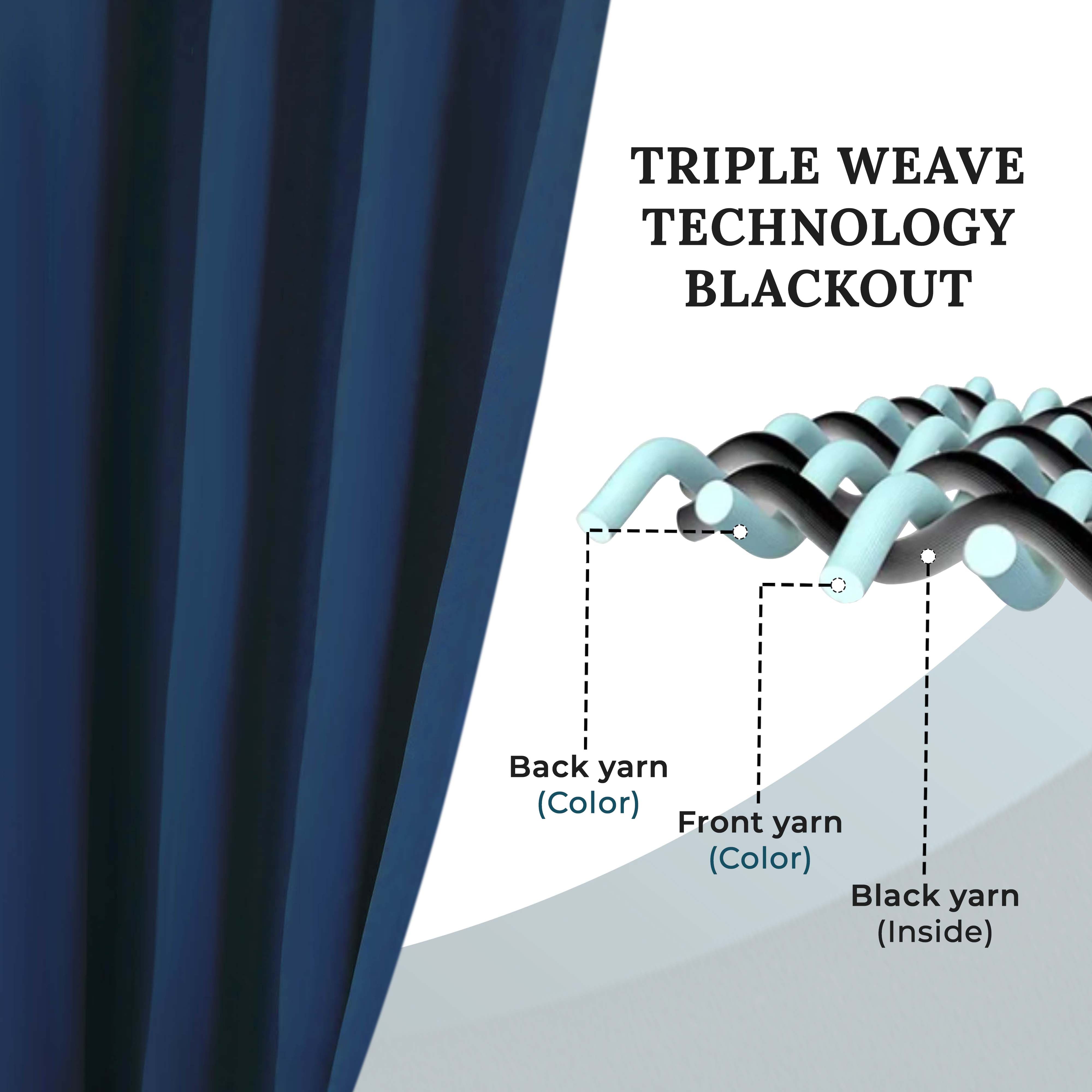 Solid Classic Modern Grommet Blackout Curtain Set - Omnigoodsstore