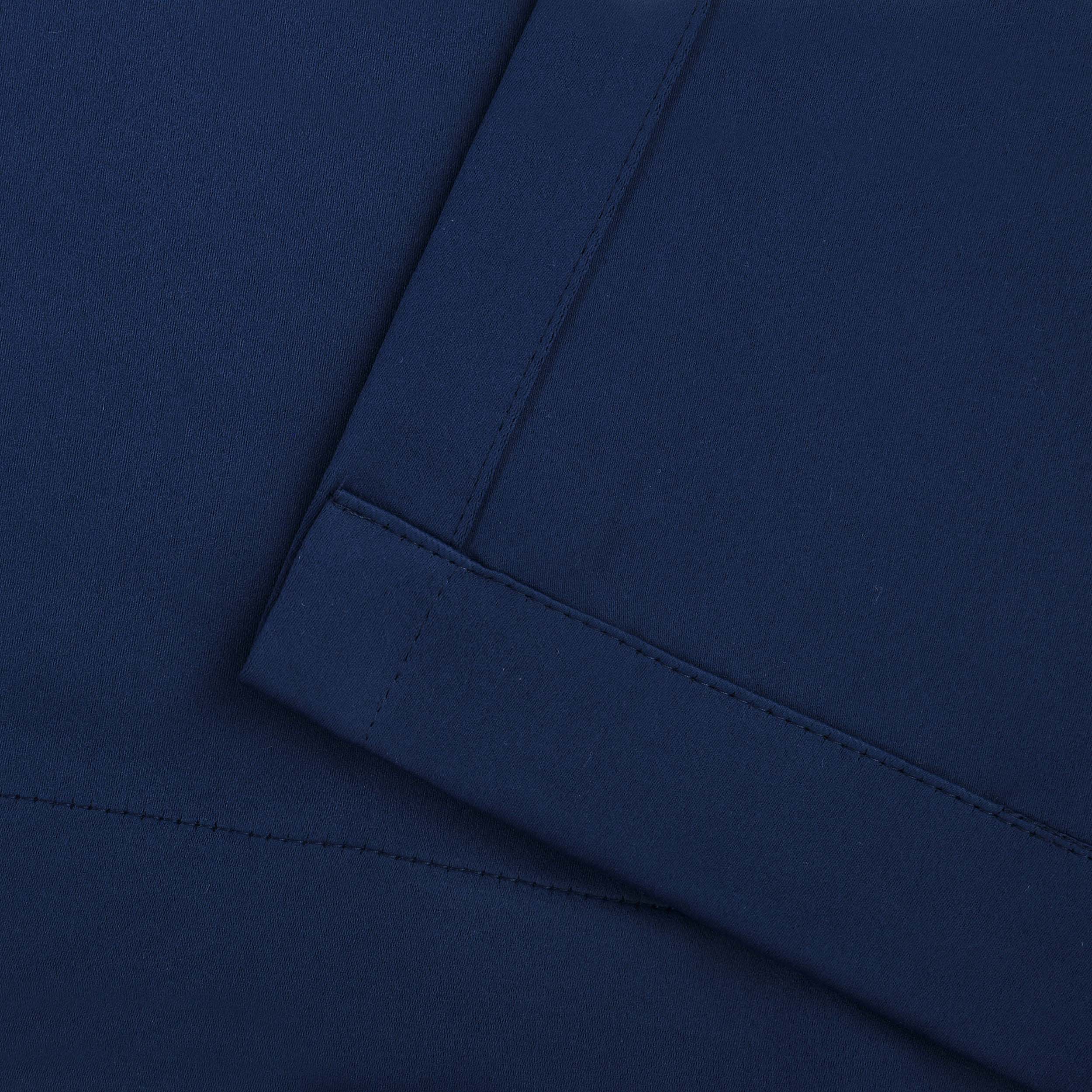 Solid Classic Modern Rod Pocket Blackout Curtain Set - Omnigoodsstore