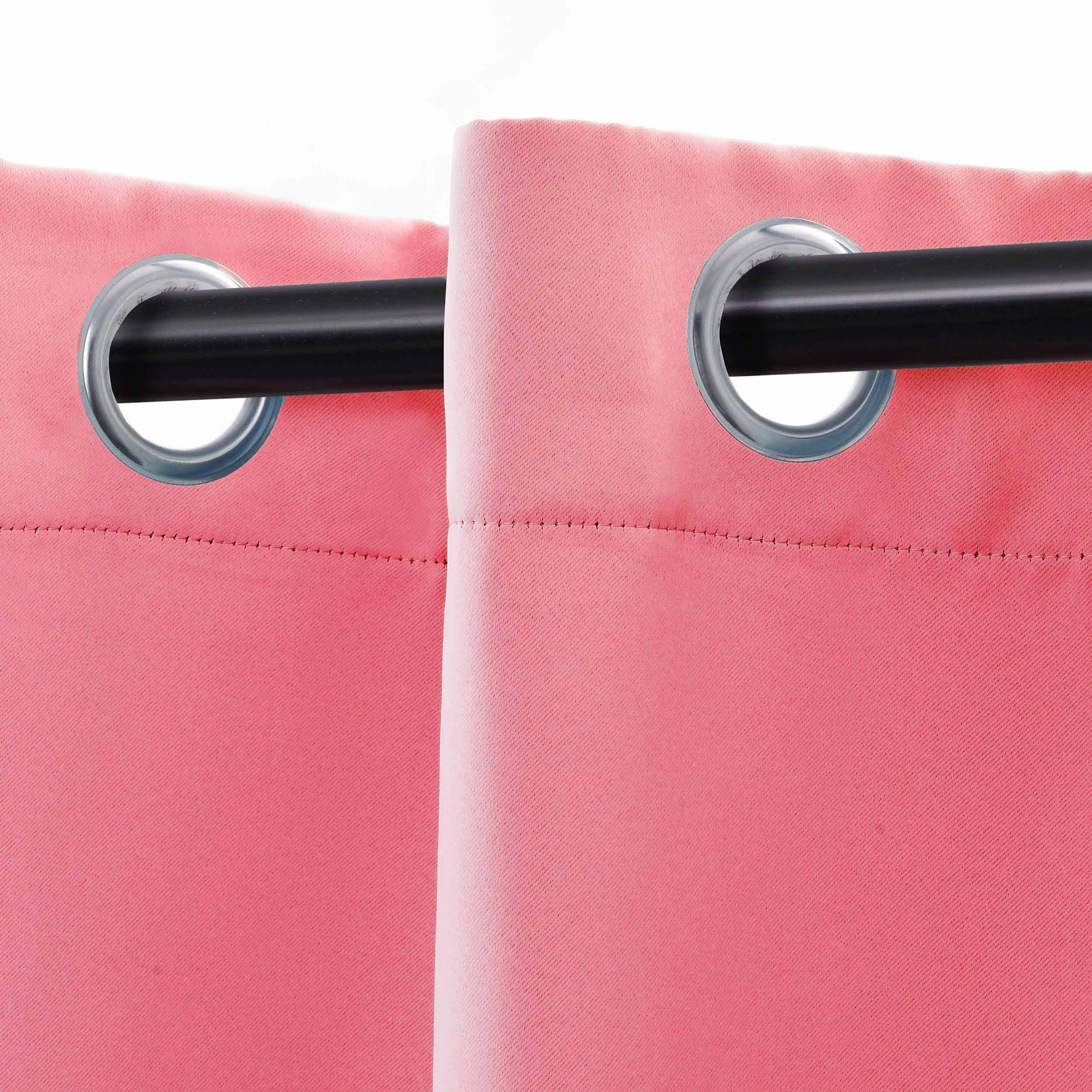 Solid Classic Modern Grommet Blackout Curtain Set - Omnigoodsstore