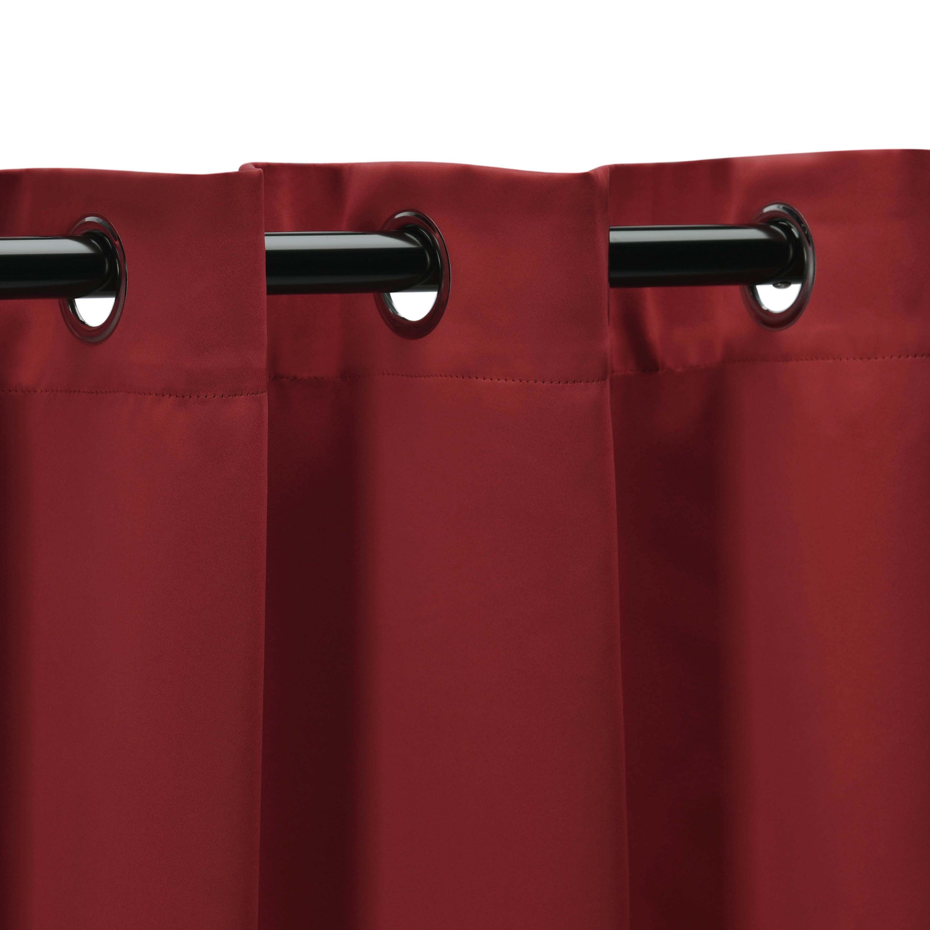 Solid Classic Modern Grommet Blackout Curtain Set - Omnigoodsstore