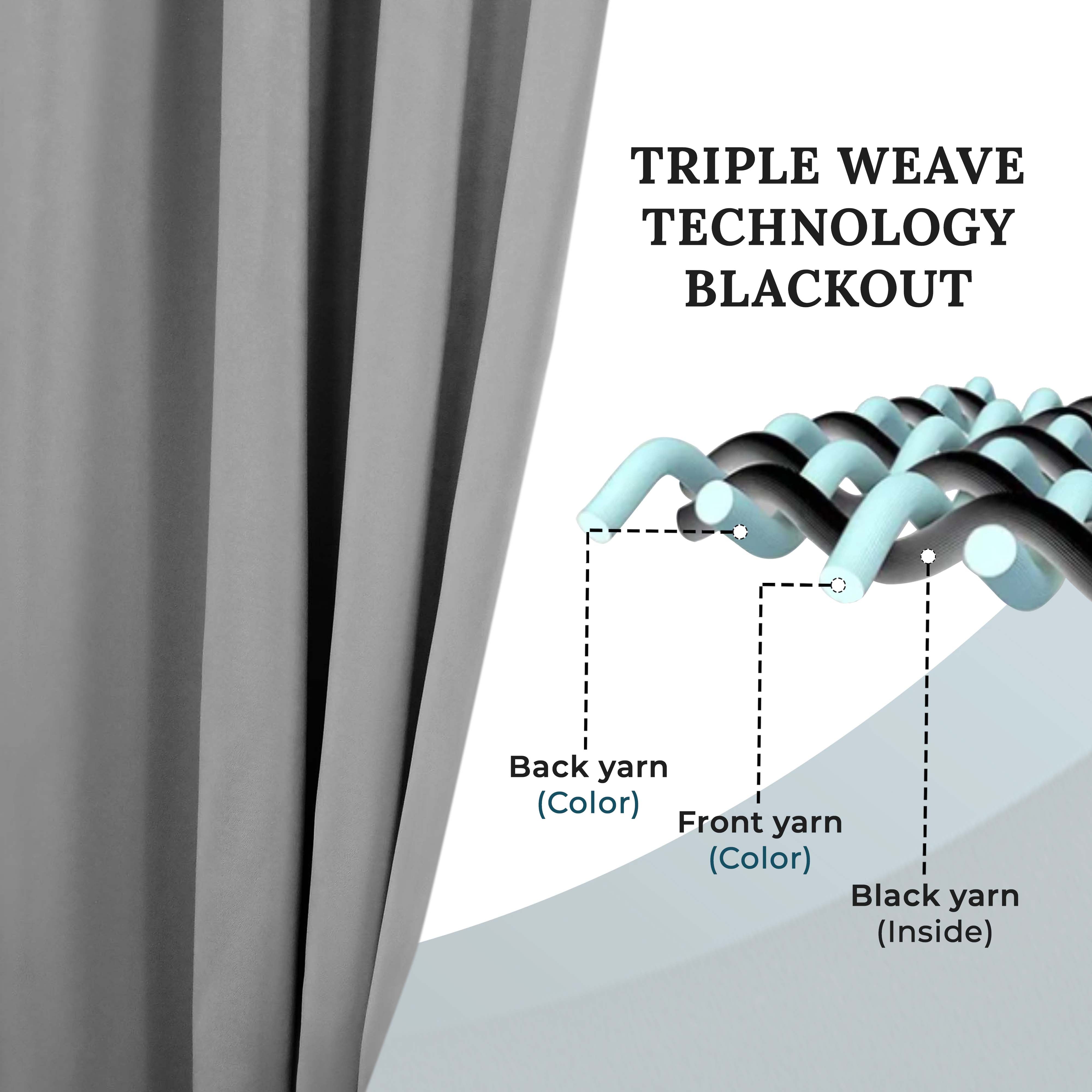 Solid Classic Modern Grommet Blackout Curtain Set - Omnigoodsstore