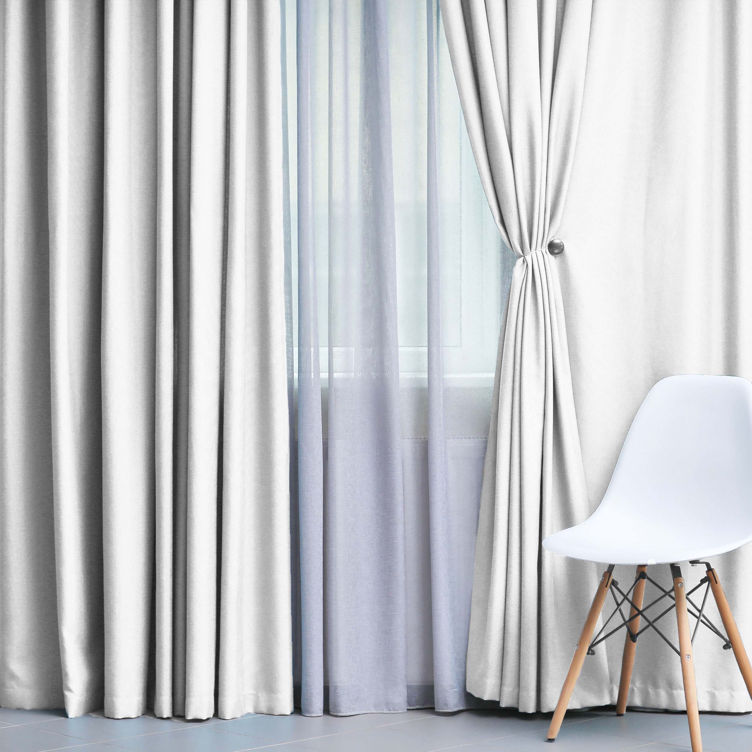 Solid Classic Modern Grommet Blackout Curtain Set - Omnigoodsstore