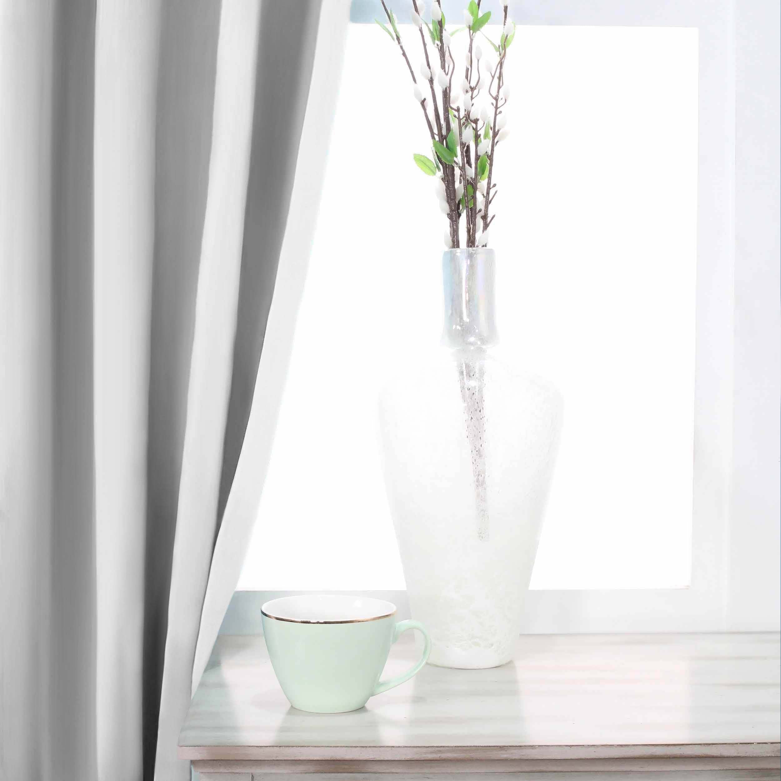 Solid Classic Modern Grommet Blackout Curtain Set - Omnigoodsstore