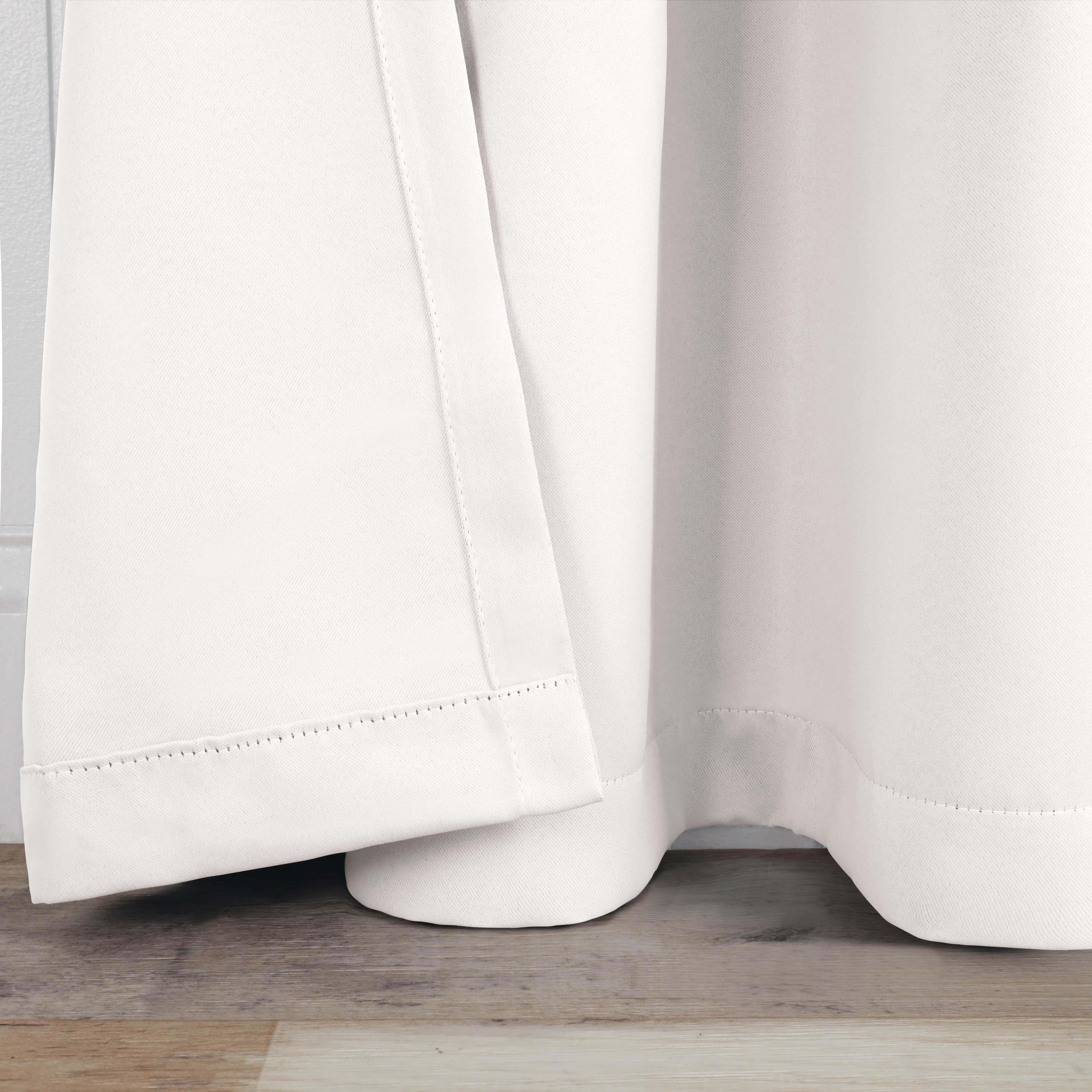 Solid Classic Modern Rod Pocket Blackout Curtain Set - Omnigoodsstore